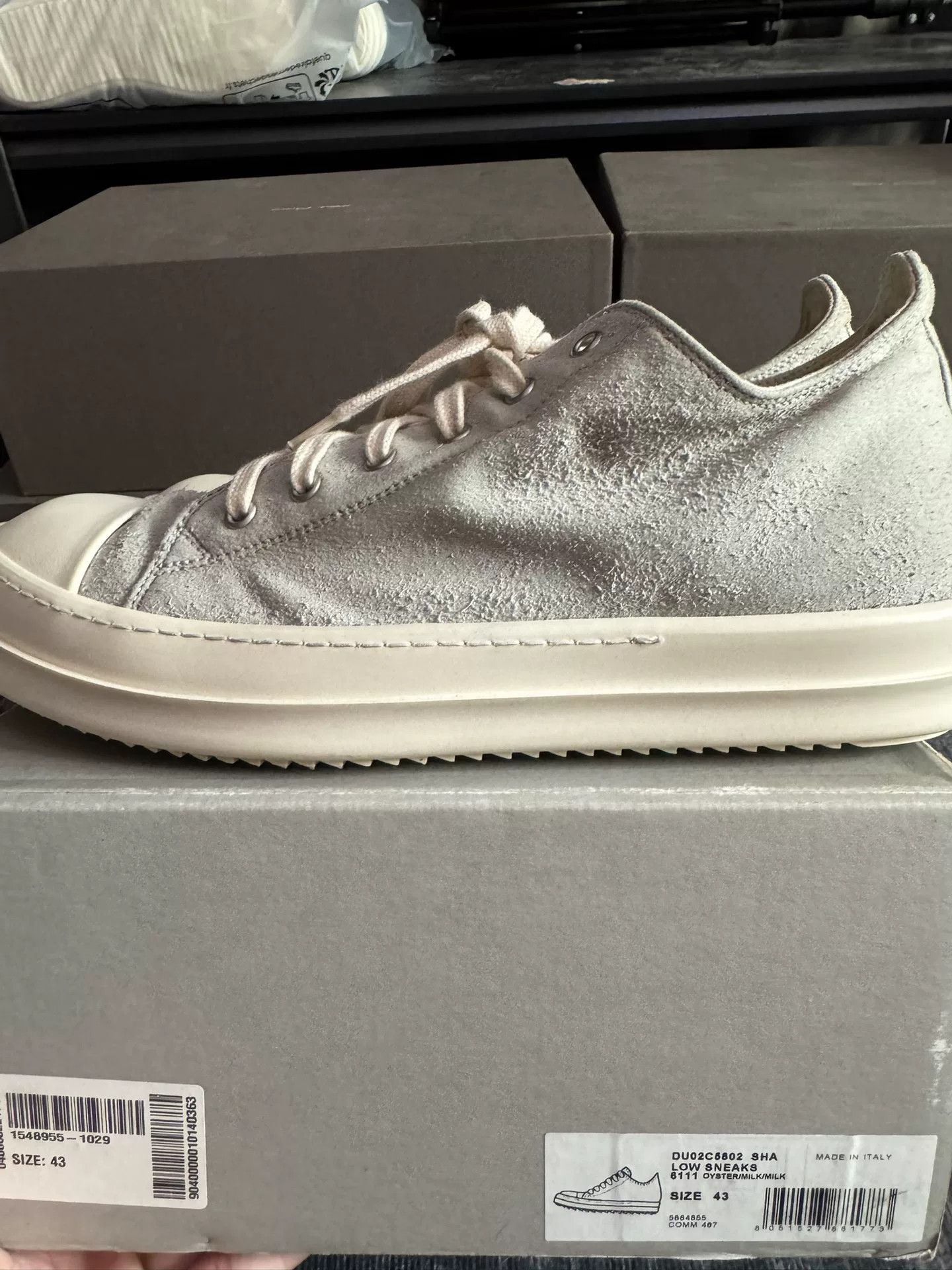 Rick Owens Rick Owens Pink Lowtop Sneakers 43 Men Size US 10 / EU 43 - 6 Thumbnail