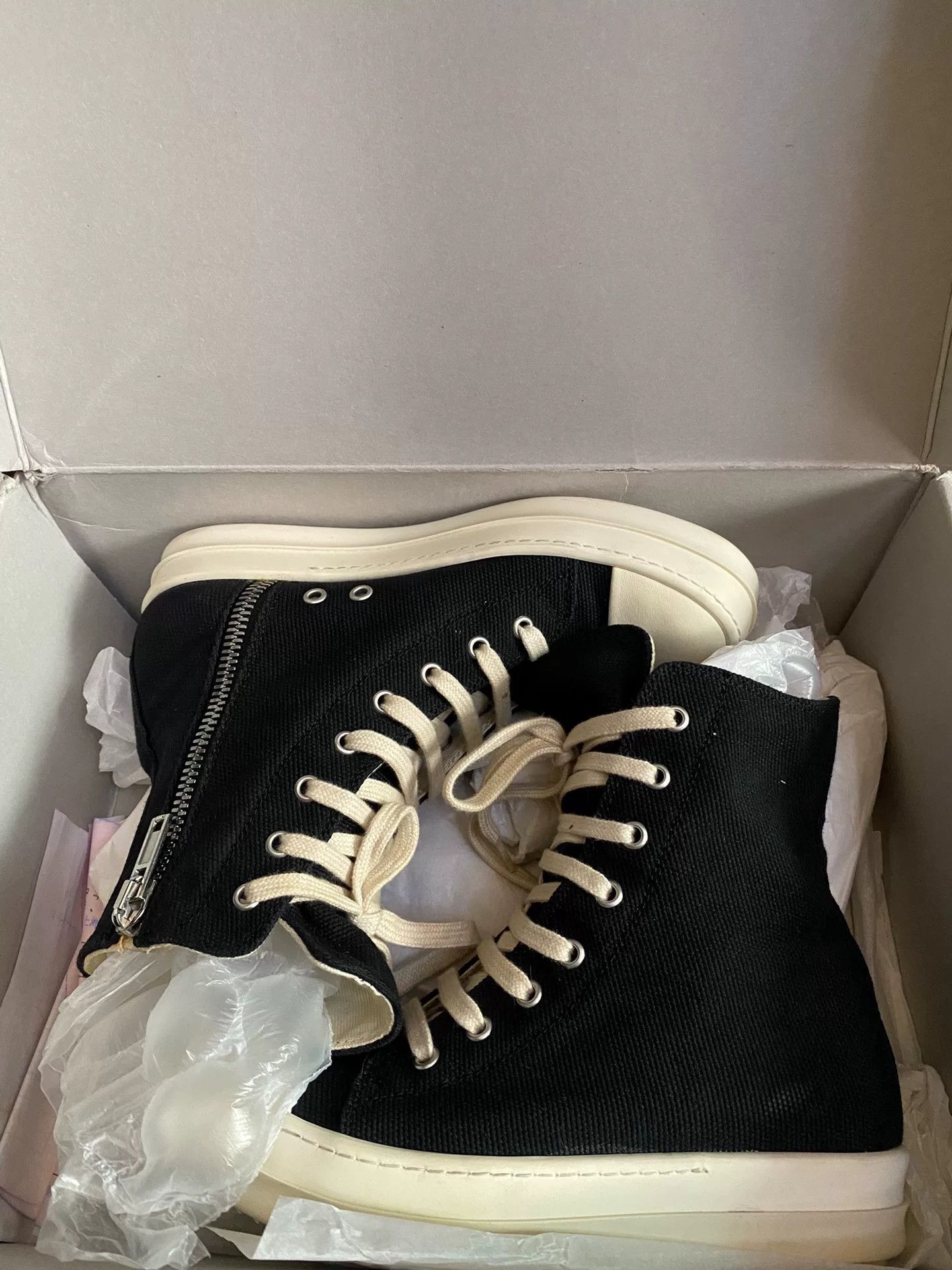 Rick Owens Rick Owens Hitop Sneakers 37 Women Size US 6.5 / IT 36.5 - 6 Thumbnail