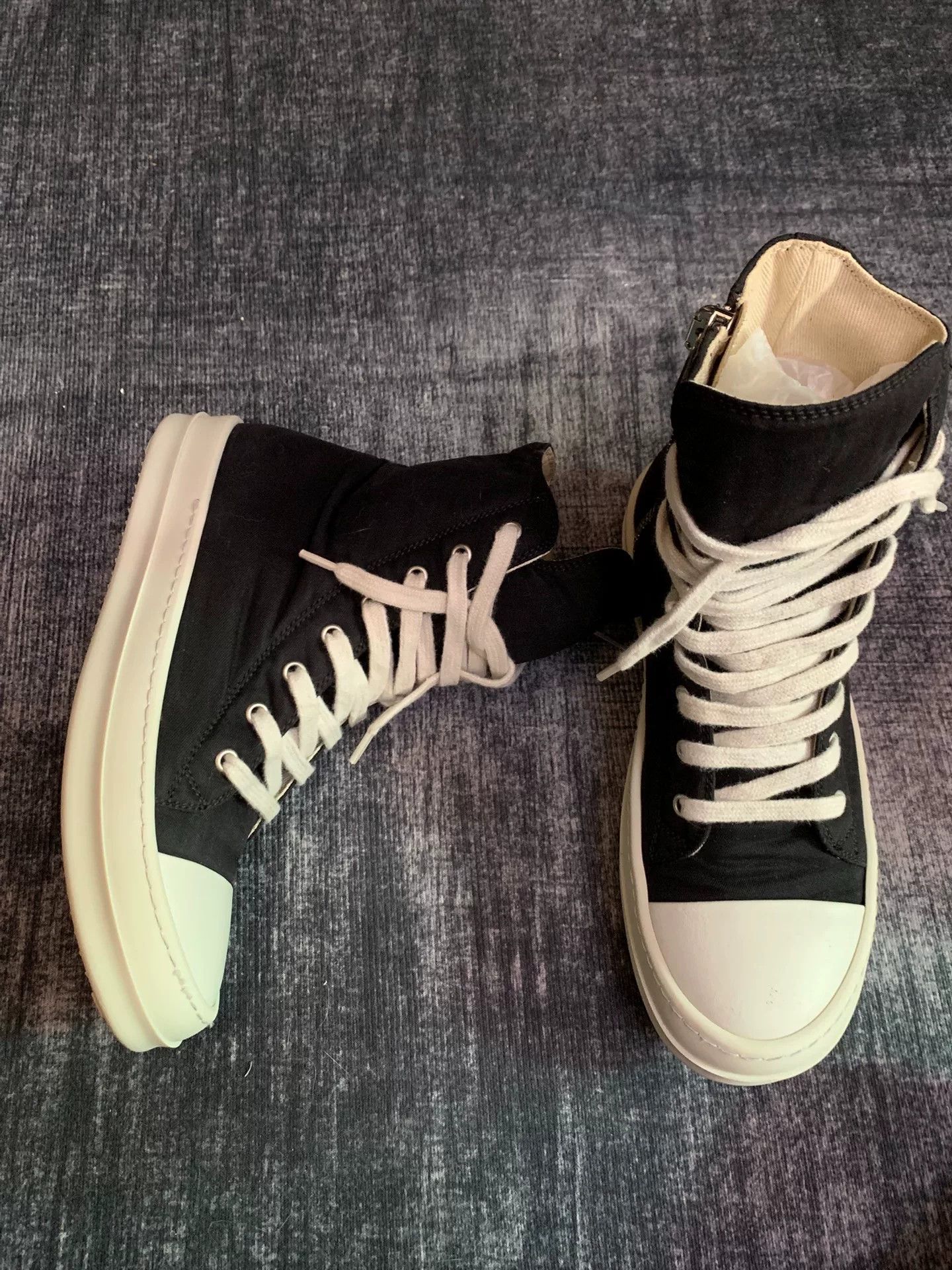 Rick Owens Rick Owens Hitop Sneakers 38 Women Size US 7.5 / IT 37.5 - 3 Thumbnail