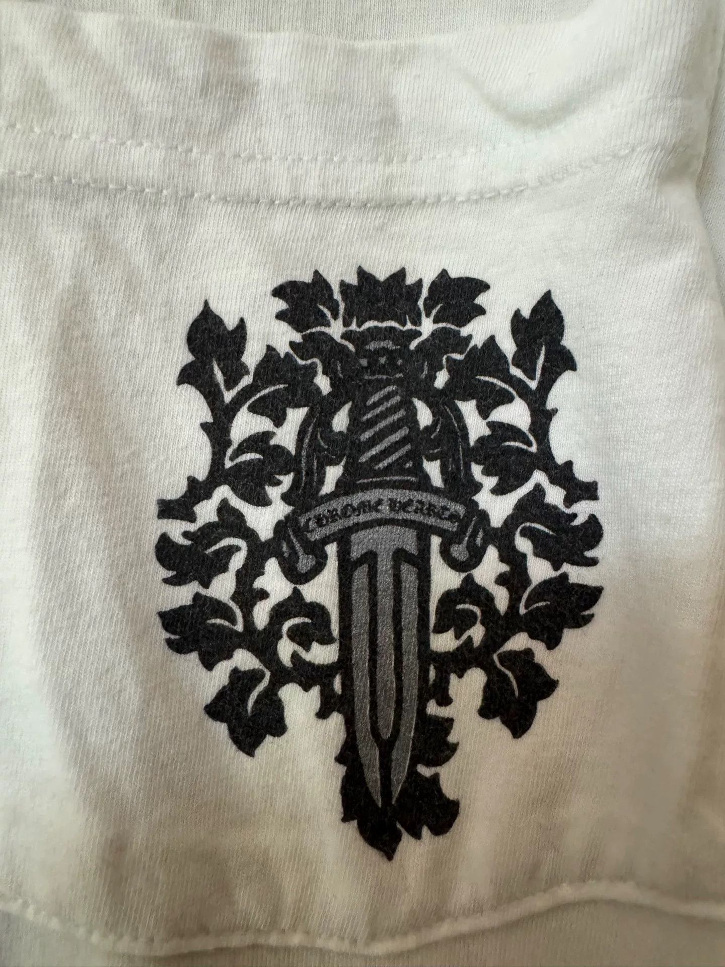 Chrome Hearts Chrome Hearts White T-Shirt S Men Size US S / EU 44-46 / 1 - 2 Thumbnail
