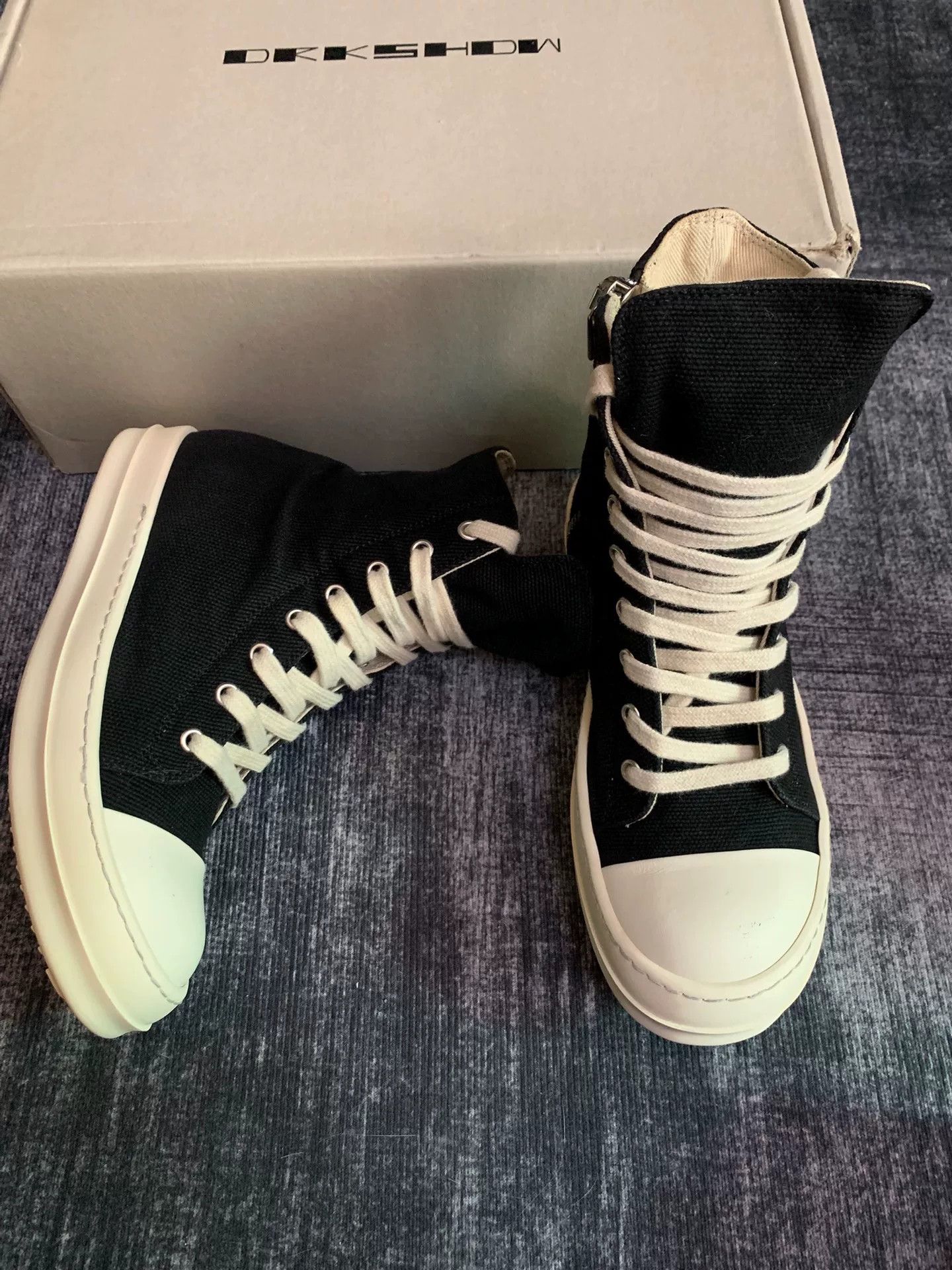 Rick Owens Rick Owens Hitop Sneakers 37 Women Size US 6.5 / IT 36.5 - 3 Thumbnail