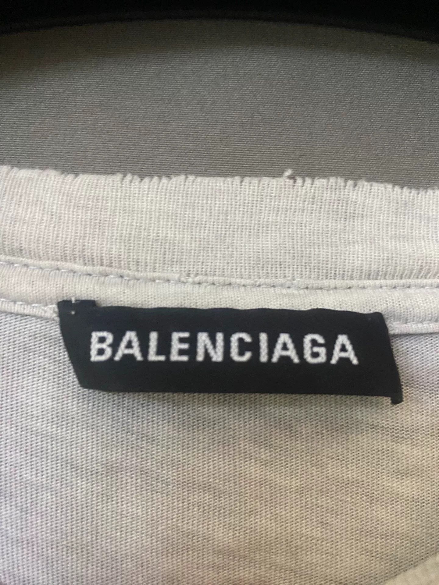 Balenciaga Balenciaga Gray T-Shirt XL Men Size US XL / EU 56 / 4 - 4 Thumbnail