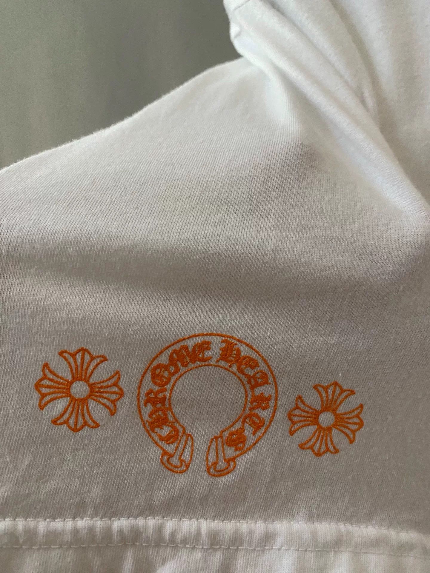 Chrome Hearts Chrome Hearts Orange T-Shirt M Men Size US M / EU 48-50 / 2 - 3 Thumbnail