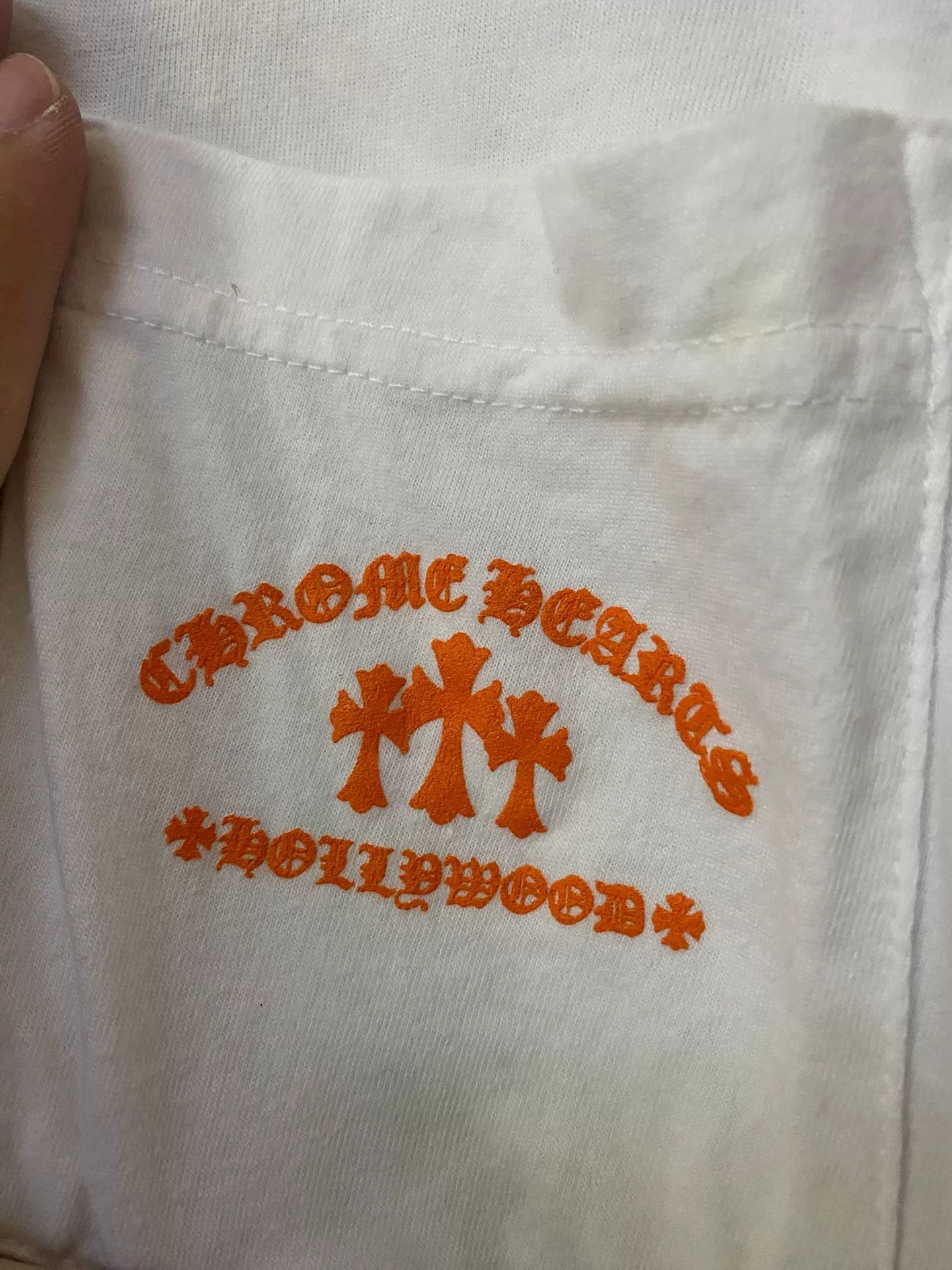 Chrome Hearts Chrome Hearts Orange T-Shirt M Men Size US M / EU 48-50 / 2 - 2 Thumbnail