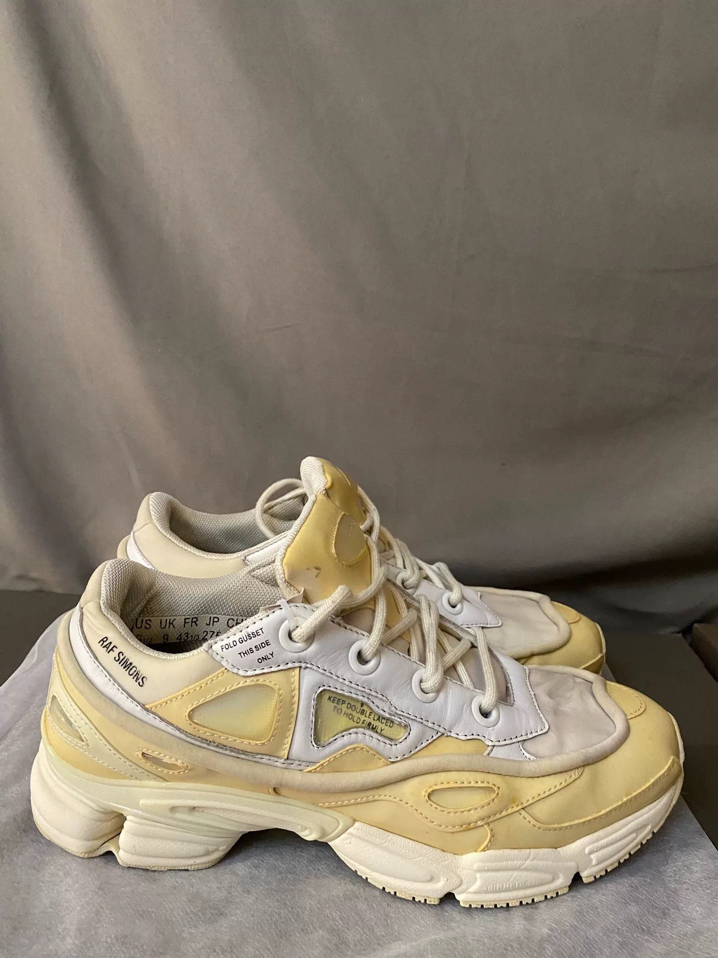 Raf Simons Raf Simons White Lowtop Sneakers 43.5 Men Size US 10.5 / EU 43-44 - 3 Thumbnail