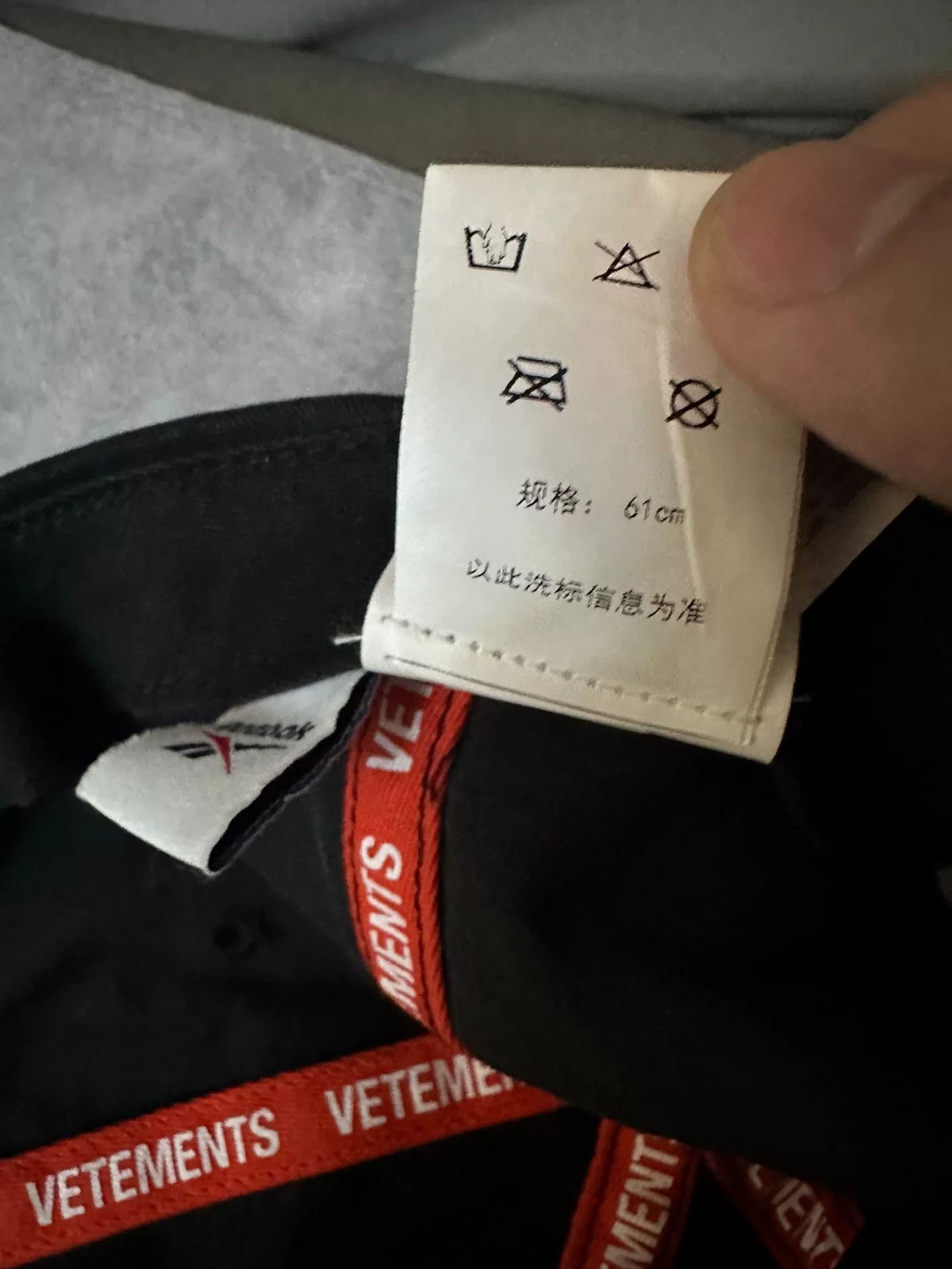 Vetements Vetements Hat XS Men Size ONE SIZE - 6 Thumbnail