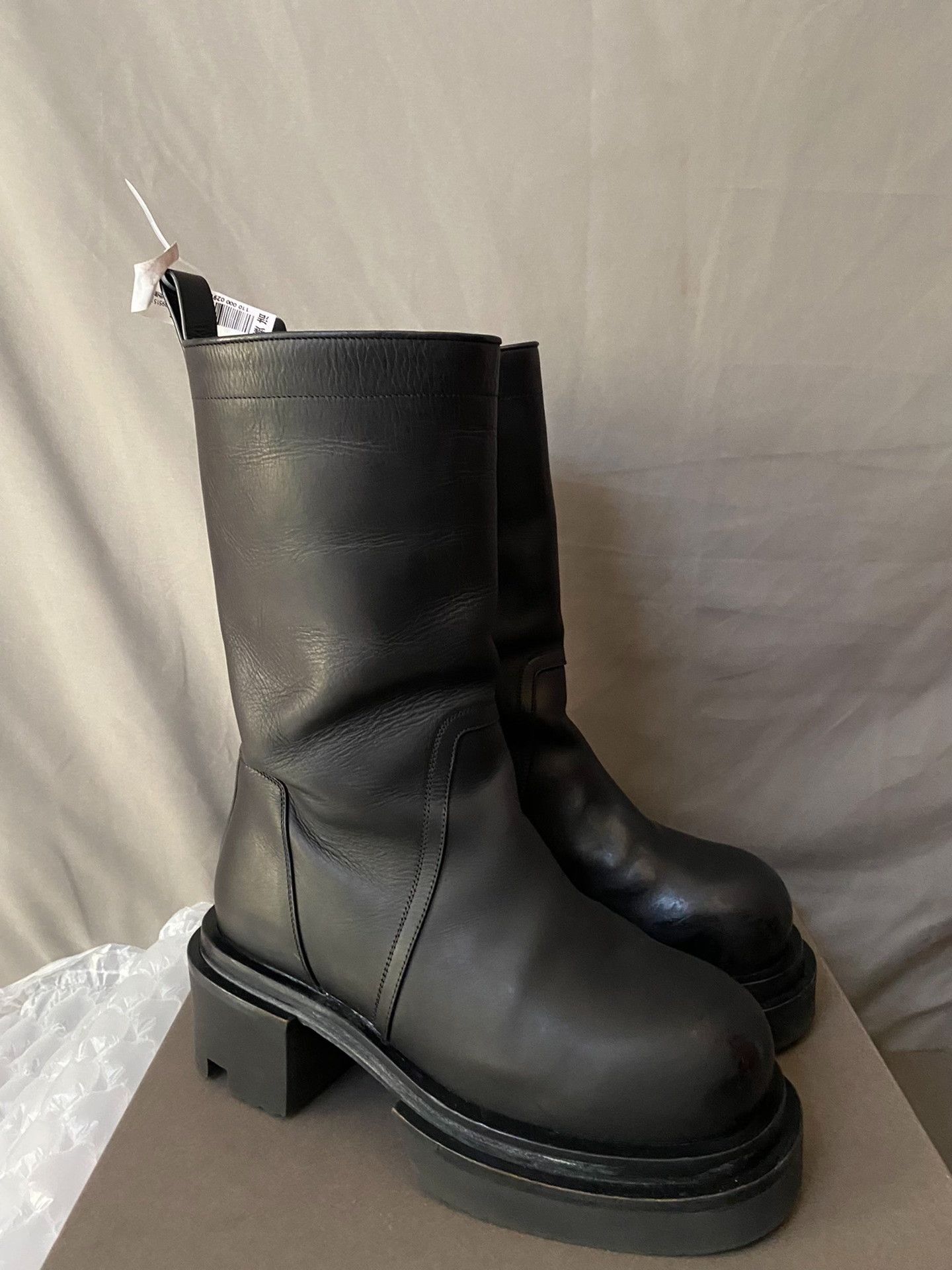 Rick Owens Rick Owens Retro Black Boots 40 Men Size US 7.5 / EU 40-41 - 3 Thumbnail