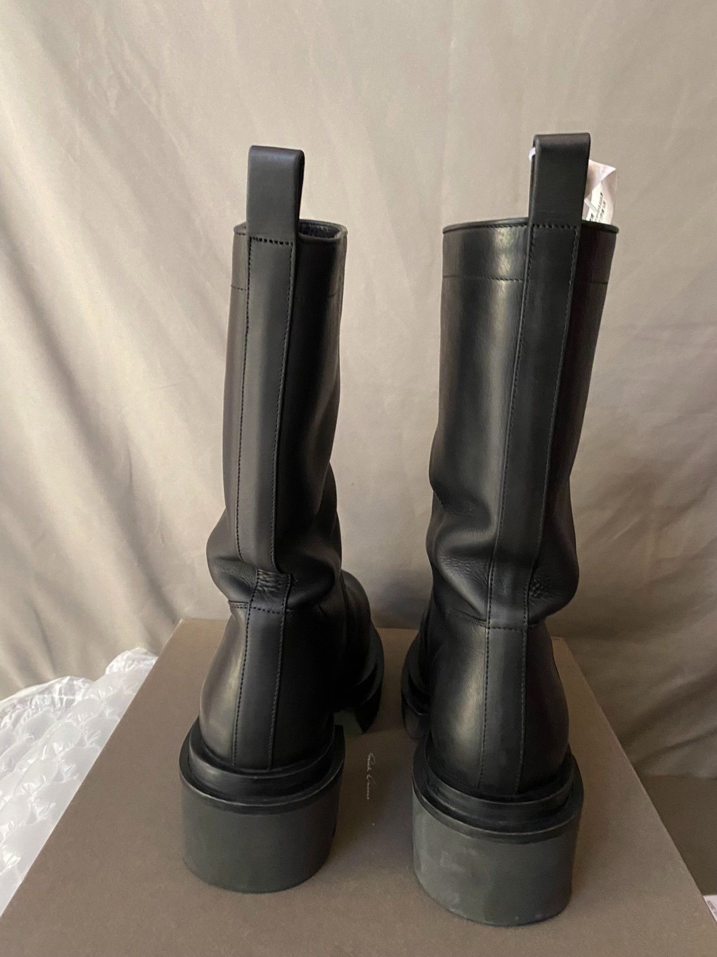 Rick Owens Rick Owens Retro Black Boots 40 Men Size US 7.5 / EU 40-41 - 4 Thumbnail