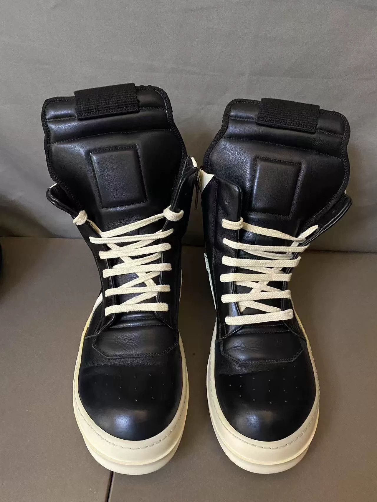 Rick Owens Rick Owens Leather Pink Hitop Sneakers 39 Women Size US 8.5 / IT 38.5 - 2 Thumbnail
