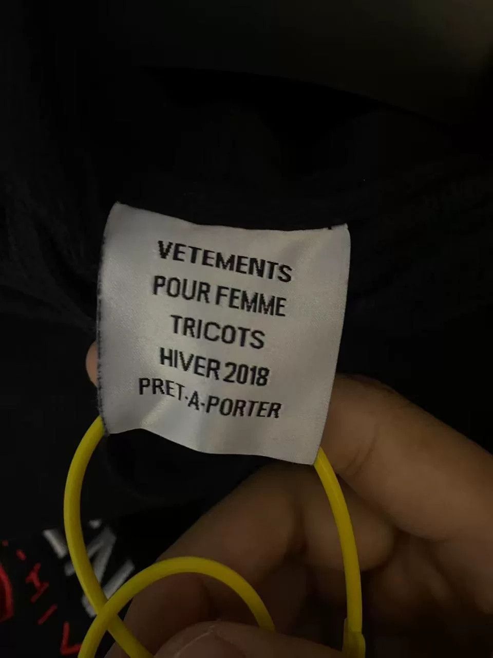 Vetements Vetements Embroidered Hoodie XS Men Size US XS / EU 42 / 0 - 5 Thumbnail