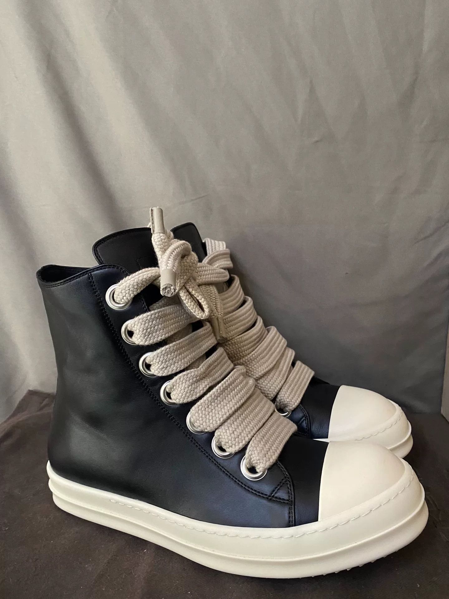 Rick Owens Rick Owens Hitop Sneakers 43 Men Size US 10 / EU 43 - 3 Thumbnail