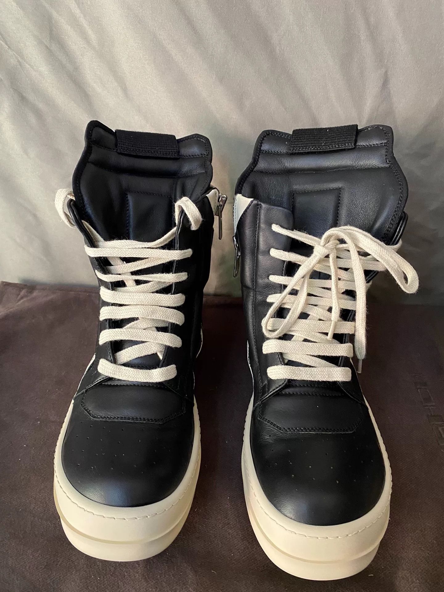 Rick Owens Rick Owens Leather Pink Hitop Sneakers 37 Women Size US 6.5 / IT 36.5 - 2 Thumbnail