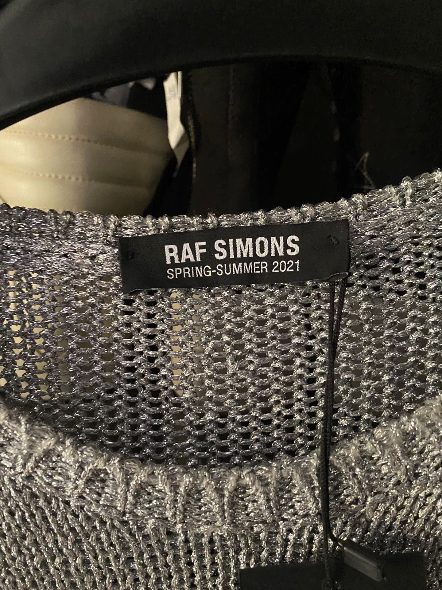 Raf Simons Raf Simons Silver Sweater S Men Size US S / EU 44-46 / 1 - 3 Thumbnail