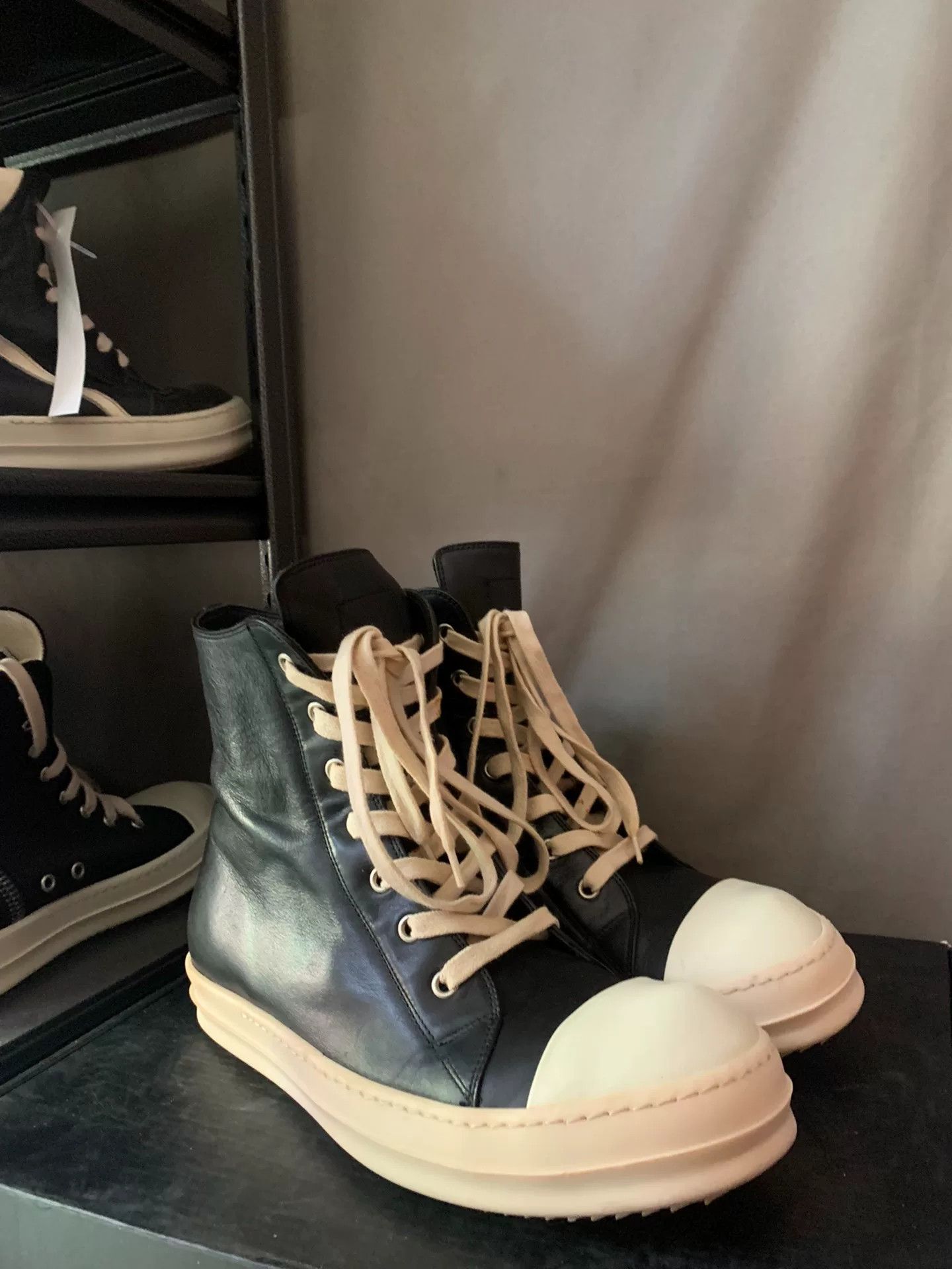 Rick Owens Rick Owens Pink Hitop Sneakers 40 Men Size US 7.5 / EU 40-41 - 3 Thumbnail