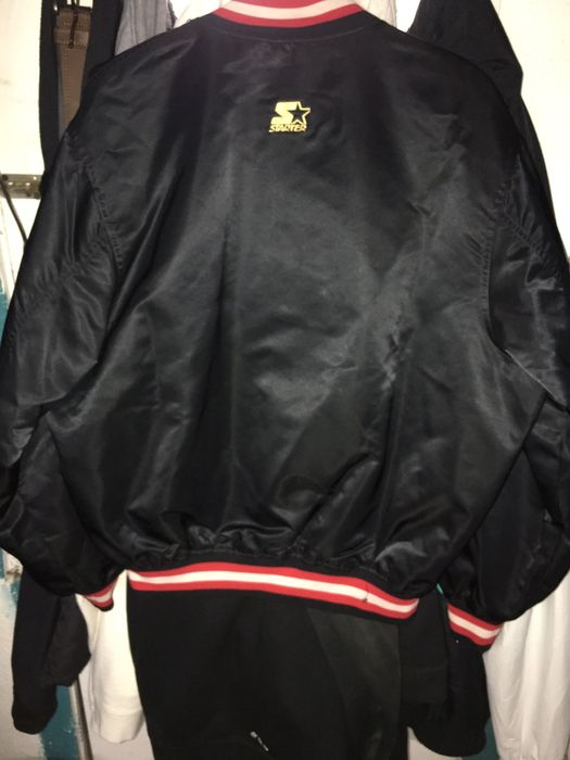 Vintage Vintage 90s Chicago Bulls Starter Satin Jacket Size Large | Grailed