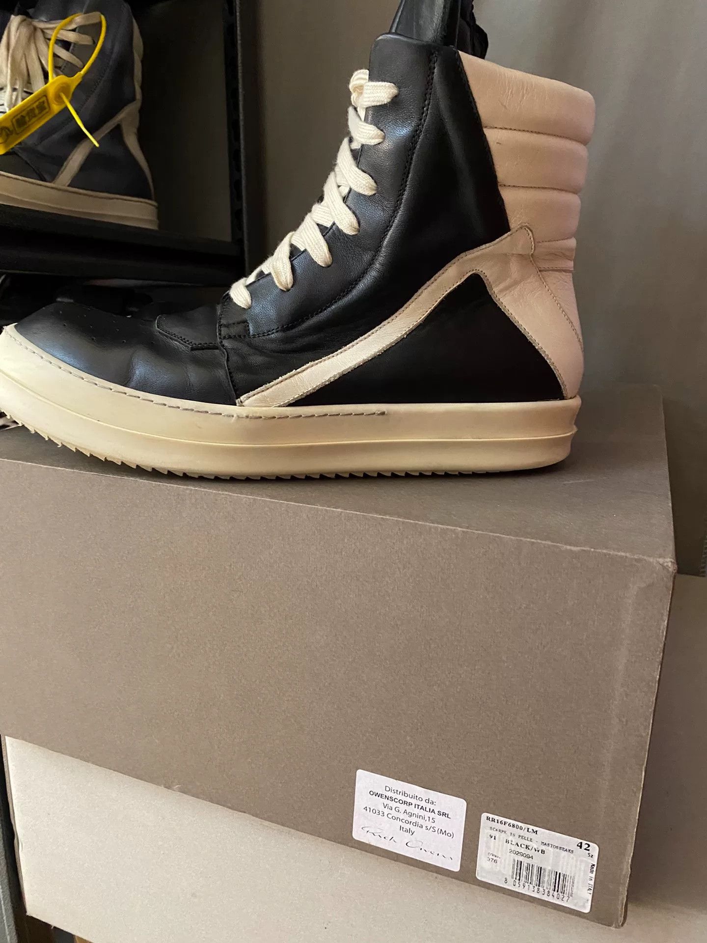 Rick Owens Rick Owens Pink Hitop Sneakers 42 Men Size US 9 / EU 42 - 7 Thumbnail