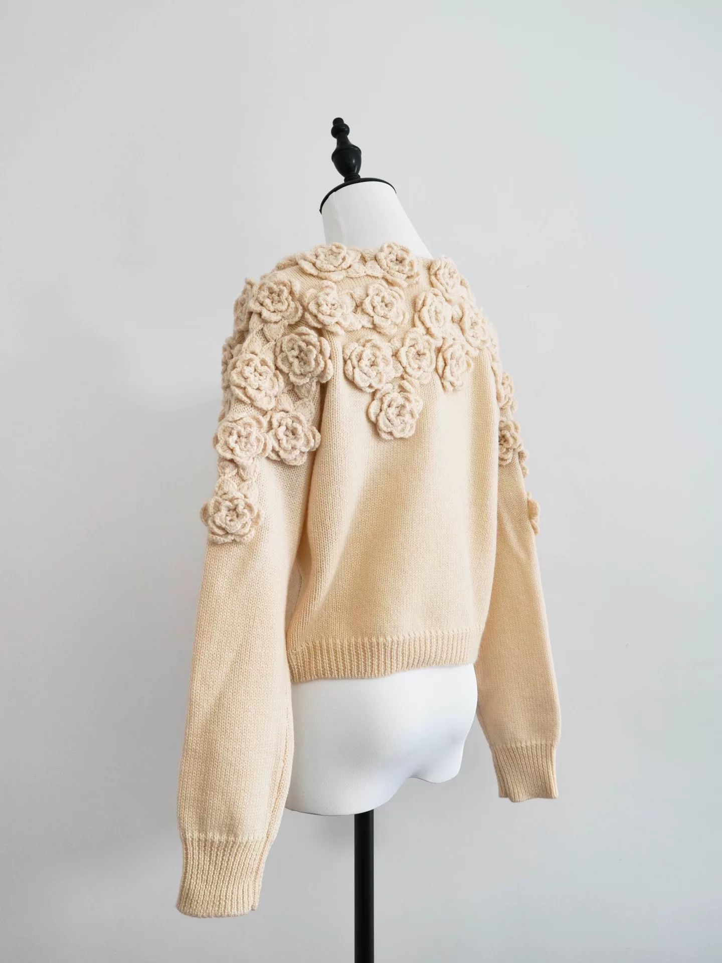 Issey Miyake issey miyake floral knitted cardigan Size M / US 6-8 / IT 42-44 - 4 Thumbnail