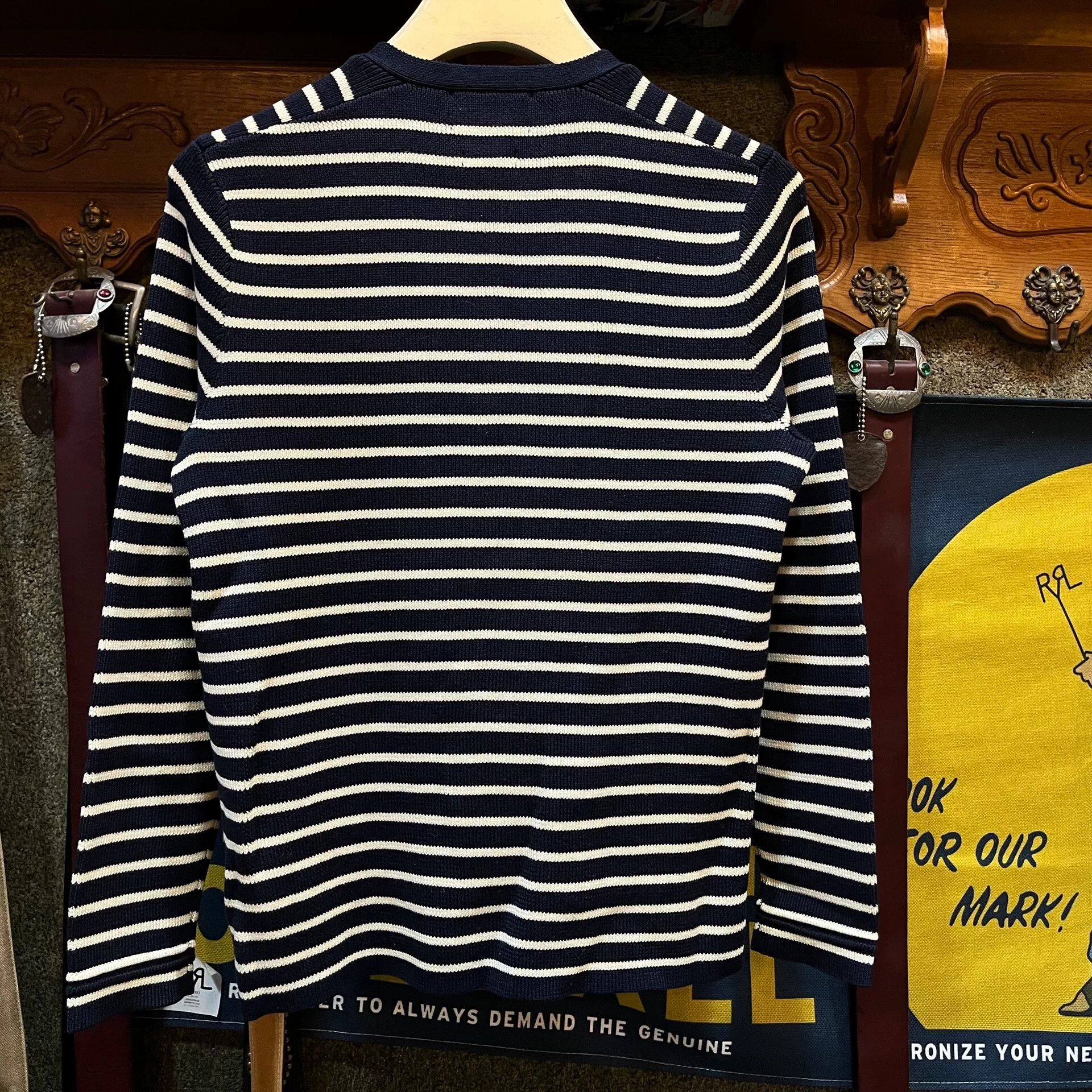 RRL Ralph Lauren Classic Striped Knit Sweater by RRL Size US M / EU 48-50 / 2 - 2 Thumbnail