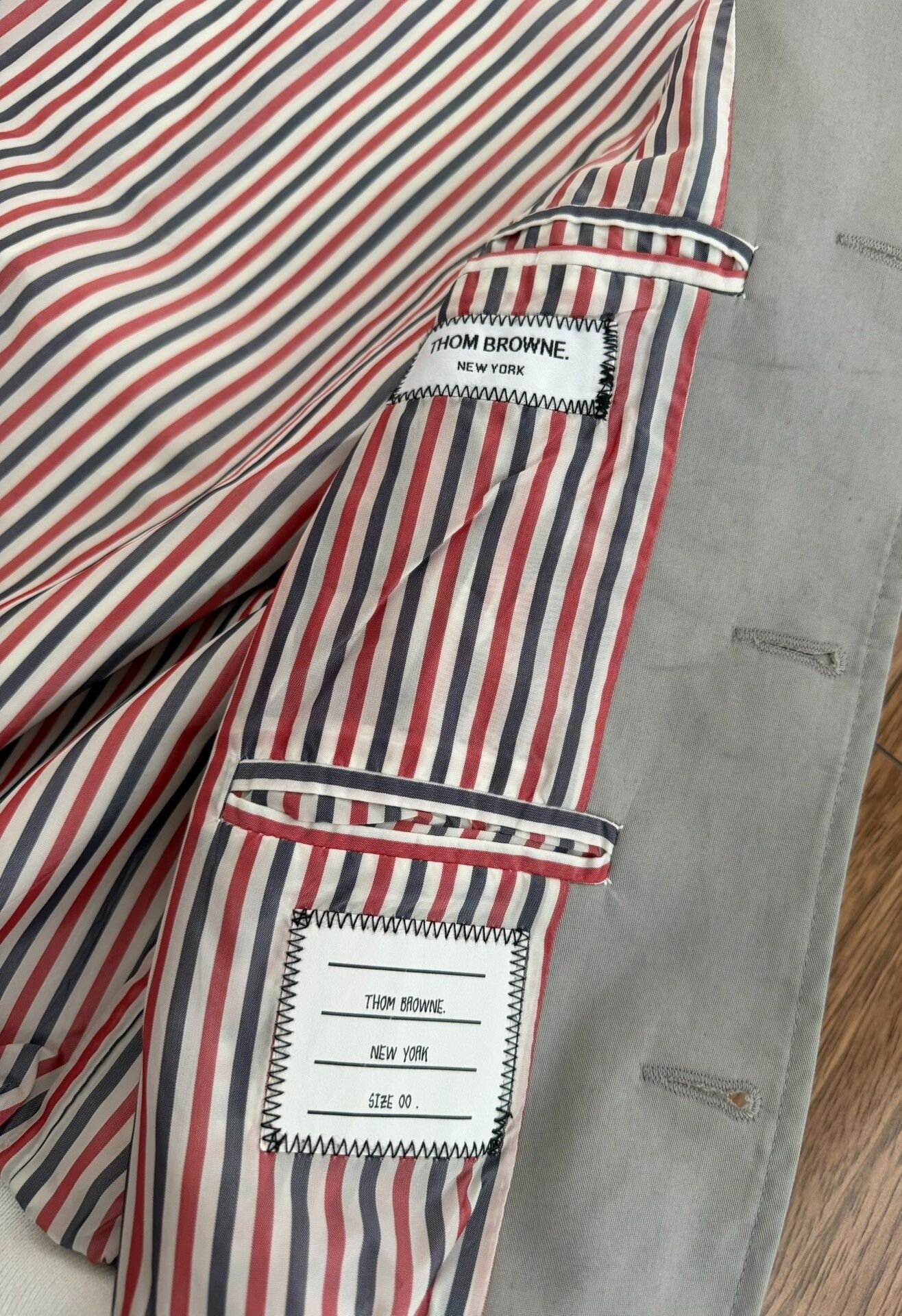 Thom Browne Thom Browne Leather Sleeved Varsity Jacket Size XS / US 0-2 / IT 36-38 - 6 Thumbnail