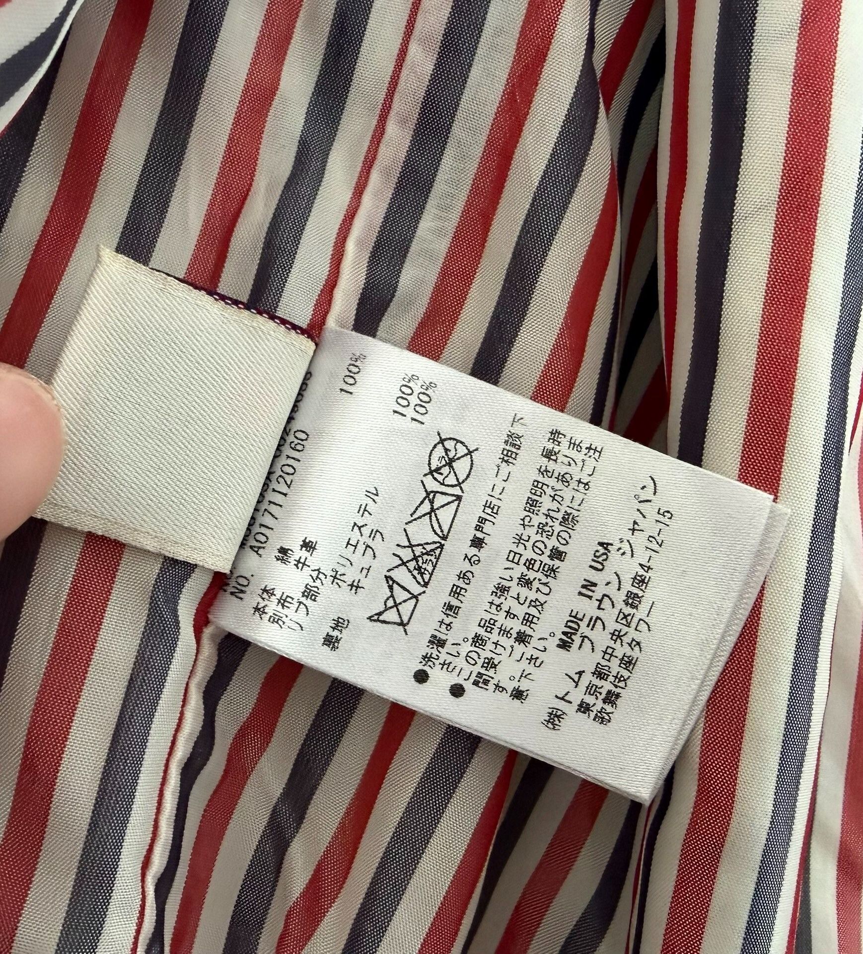 Thom Browne Thom Browne Leather Sleeved Varsity Jacket Size XS / US 0-2 / IT 36-38 - 5 Thumbnail