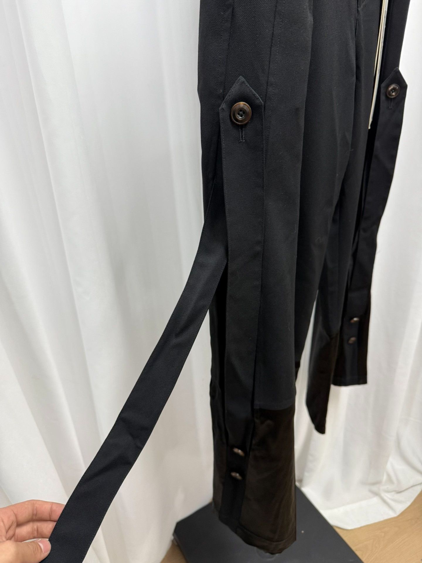 Vintage Nullus Strap Spliced Suit Pants Size US 32 / EU 48 - 4 Thumbnail