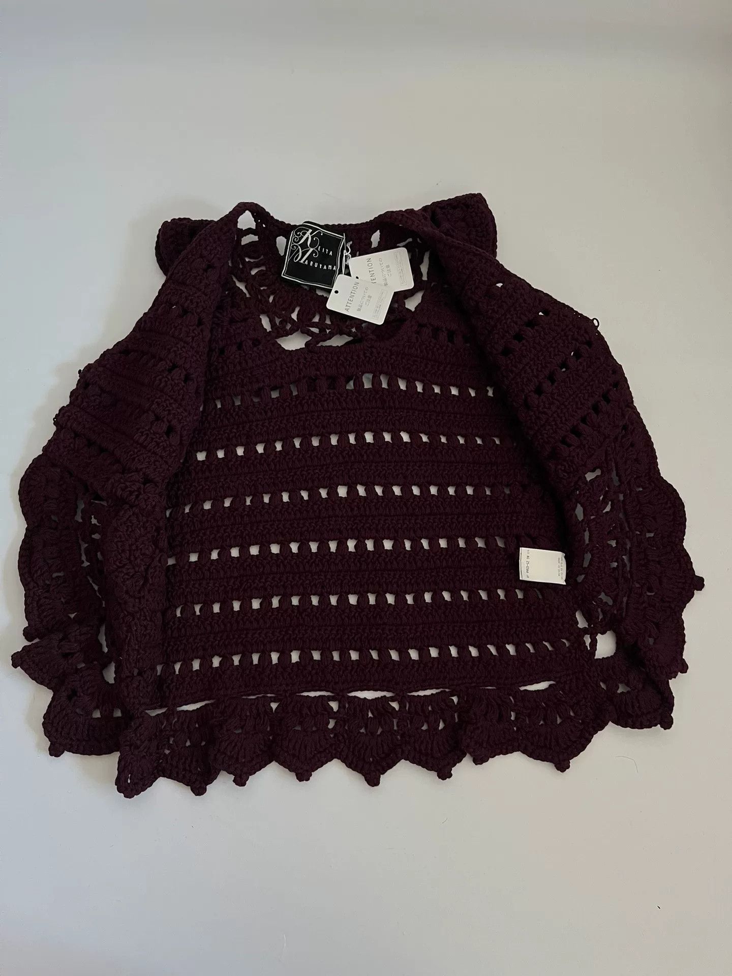 KEITAMARUYAMA KEITA MARUYAMA Crochet Lace Vest Size M / US 6-8 / IT 42-44 - 5 Thumbnail