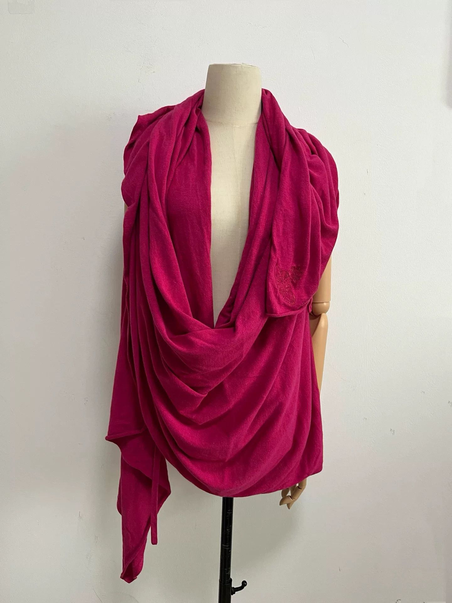 Vivienne Westwood Vivienne Westwood Pink Knit Scarf Top Size M / US 6-8 / IT 42-44 - 2 Thumbnail