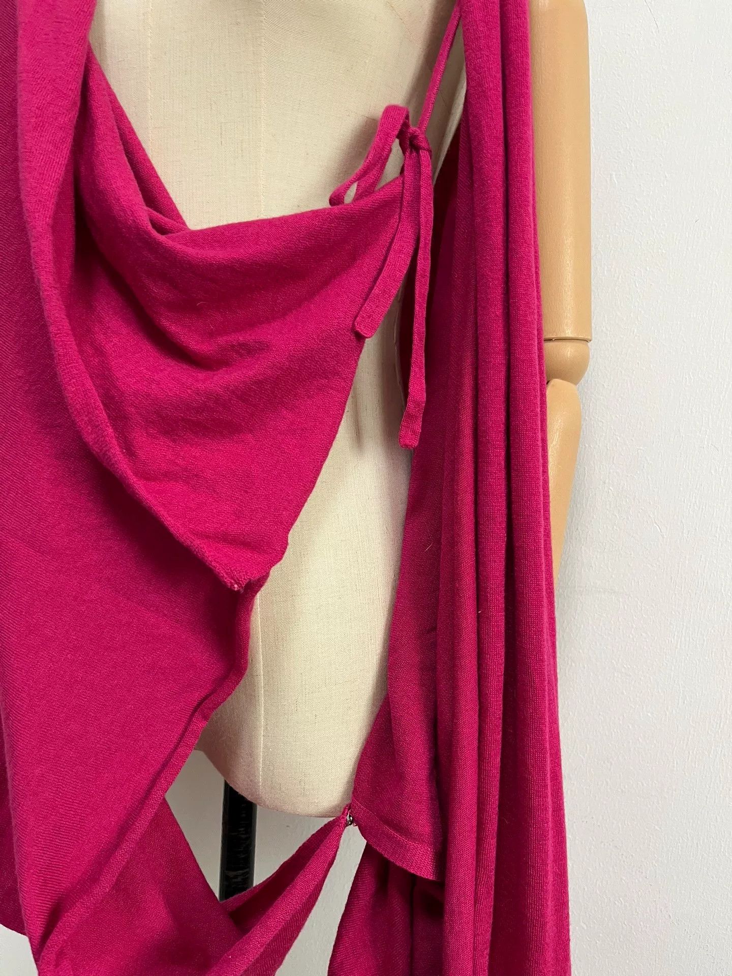 Vivienne Westwood Vivienne Westwood Pink Knit Scarf Top Size M / US 6-8 / IT 42-44 - 6 Thumbnail