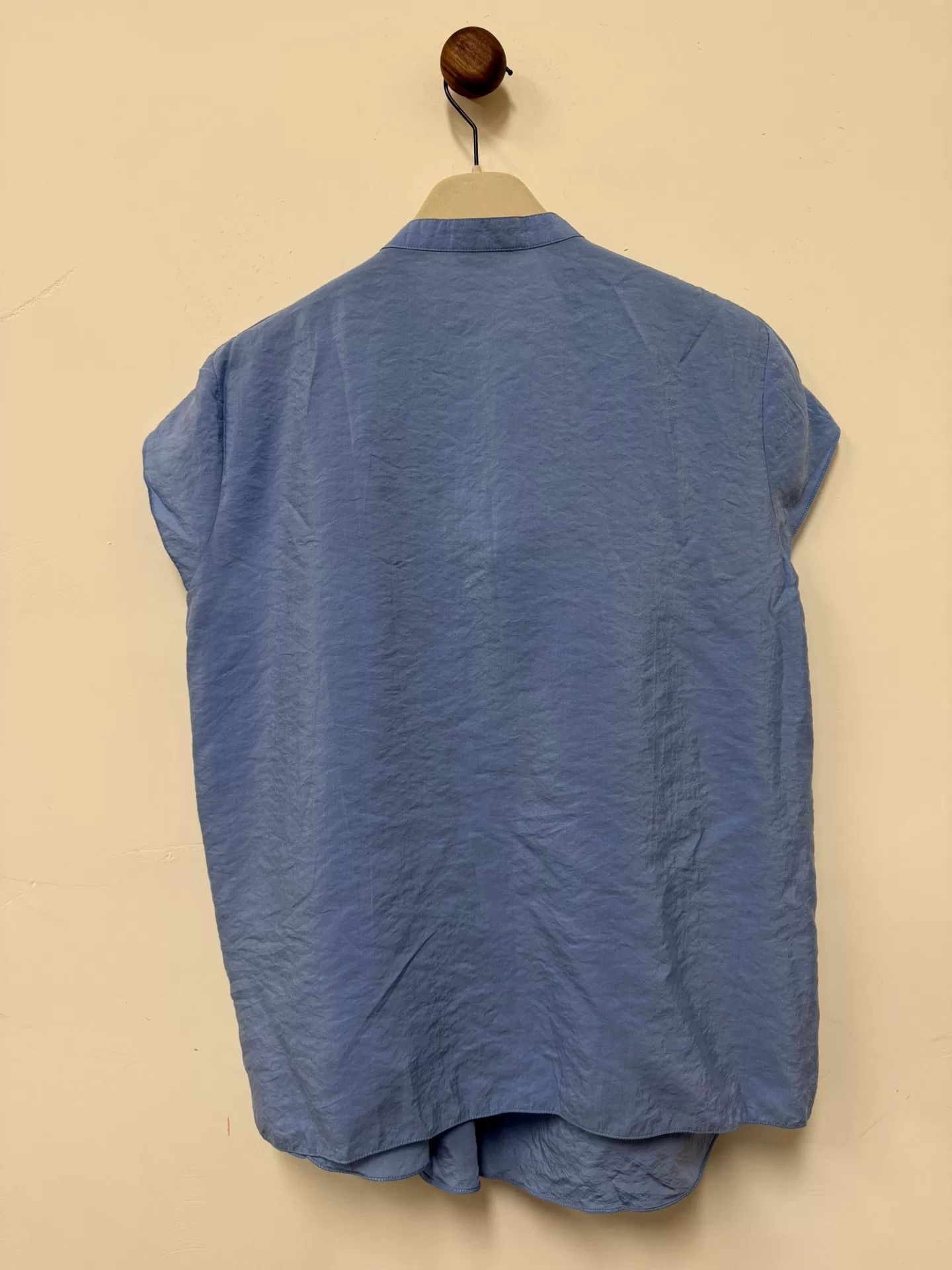 Lemaire Lemaire 18SS Sky Blue Silk Sleeveless Top Size S / US 4 / IT 40 - 3 Thumbnail