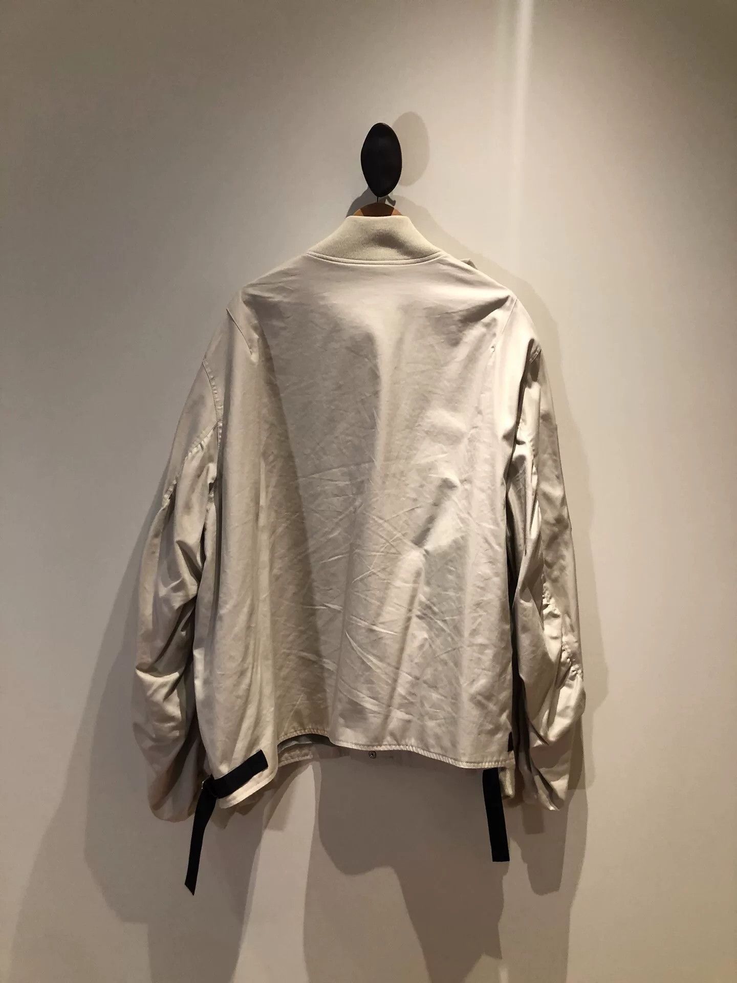 Japanese Brand Ryo Takashima Beige Flight Jacket Size US M / EU 48-50 / 2 - 2 Thumbnail
