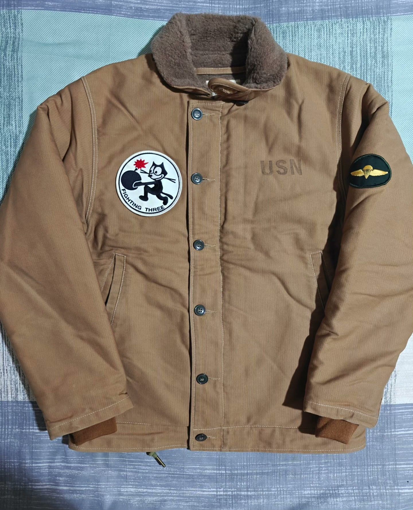 Japanese Brand Replicated US Navy N1 Deck Jacket Size US M / EU 48-50 / 2 - 2 Thumbnail