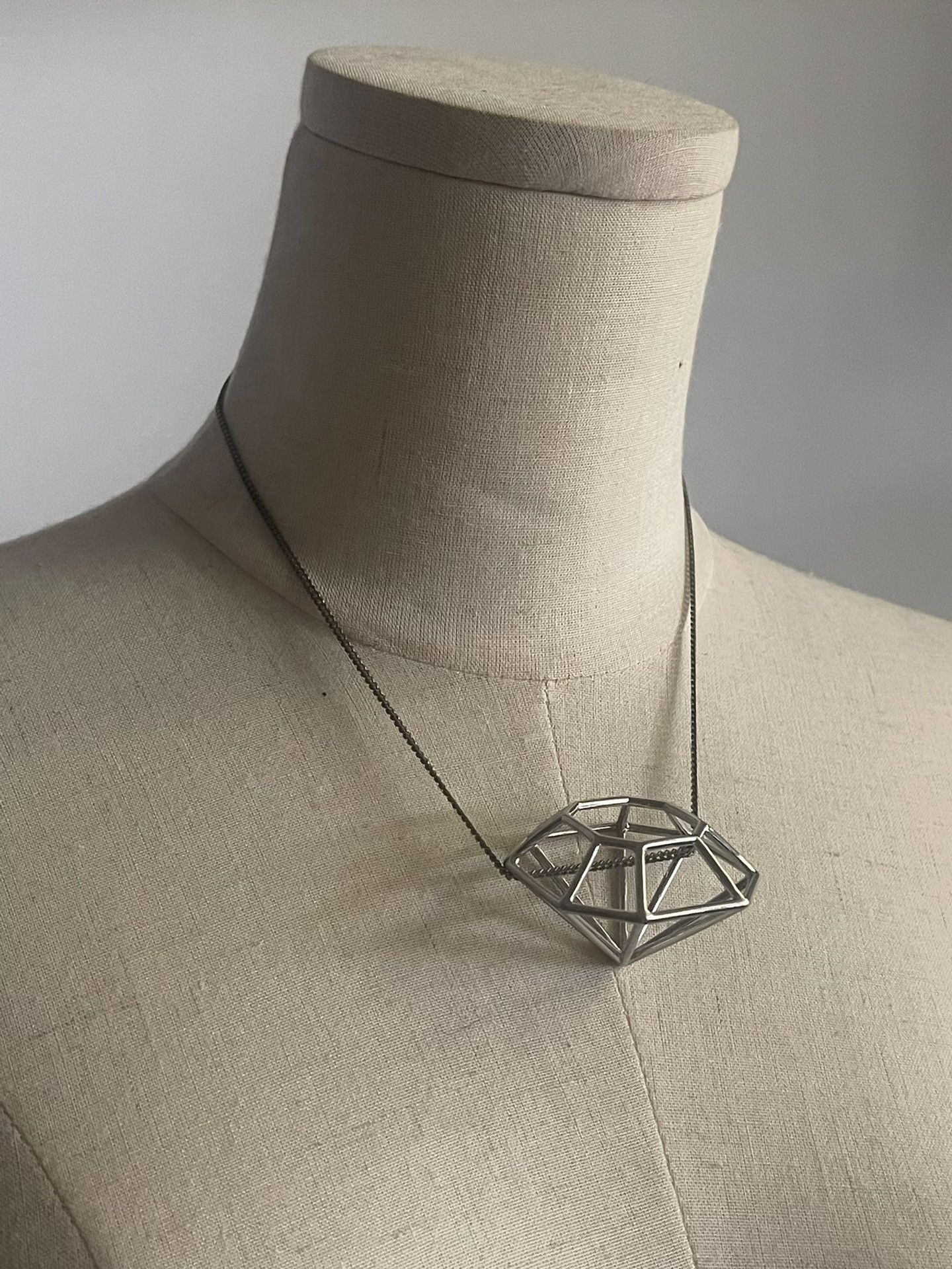 Maison Margiela Maison Martin Margiela Diamond Cutout Necklace Size ONE SIZE - 2 Thumbnail