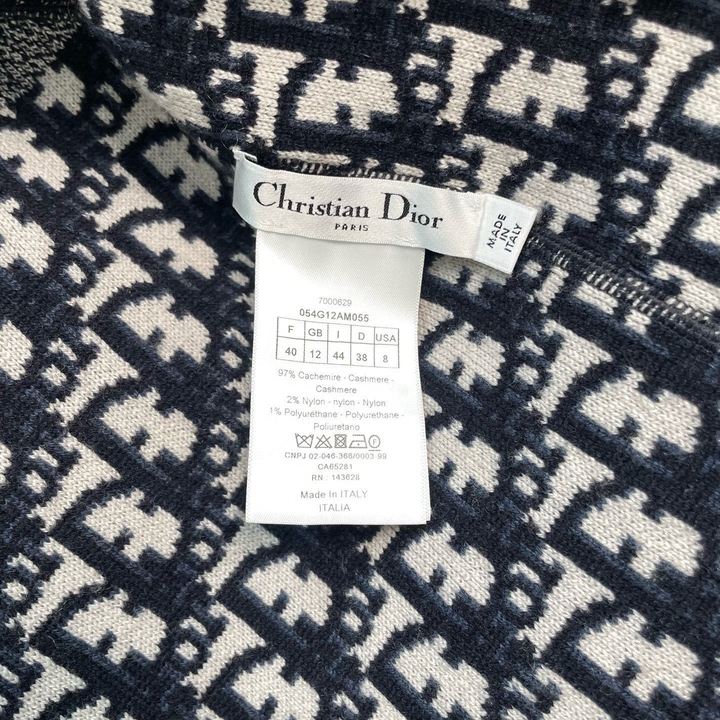Dior Dior Printed Reversible Hooded Cashmere Sweater Size S / US 4 / IT 40 - 4 Thumbnail