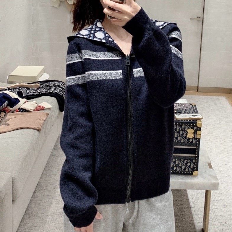 Dior Dior Printed Reversible Hooded Cashmere Sweater Size S / US 4 / IT 40 - 8 Thumbnail
