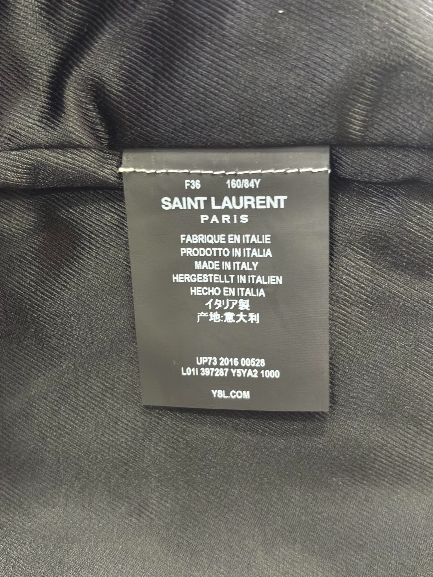 Saint Laurent Paris YSL Saint Laurent Leather Biker Jacket Size XS / US 0-2 / IT 36-38 - 6 Thumbnail