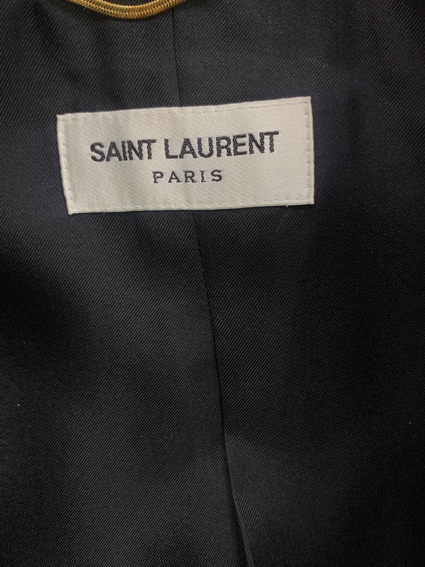 Saint Laurent Paris Saint Laurent Brown/Black Check Blazer Size XXS / US 00 / IT 34 - 4 Thumbnail