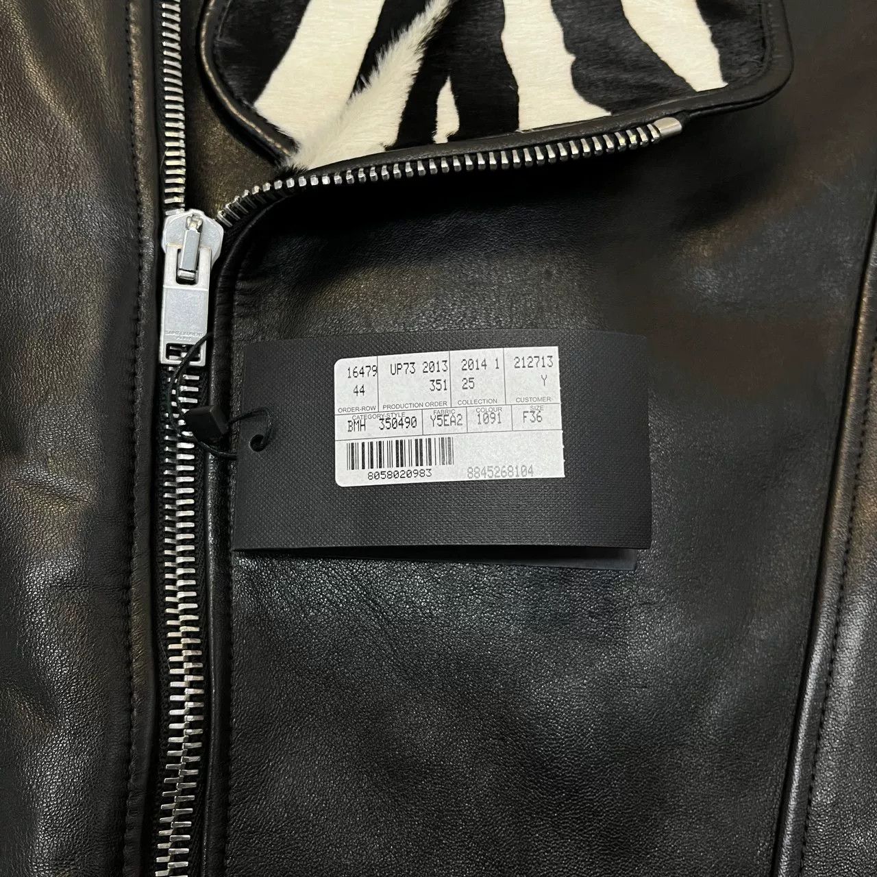 Saint Laurent Paris Saint Laurent Black Leather Jacket Size XS / US 0-2 / IT 36-38 - 5 Thumbnail