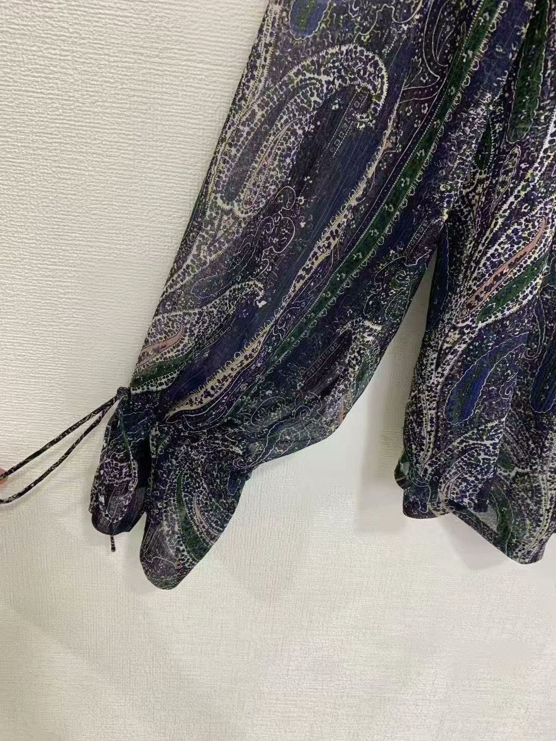 Saint Laurent Paris Saint Laurent Sheer Paisley Print Blouse Size S / US 4 / IT 40 - 5 Thumbnail
