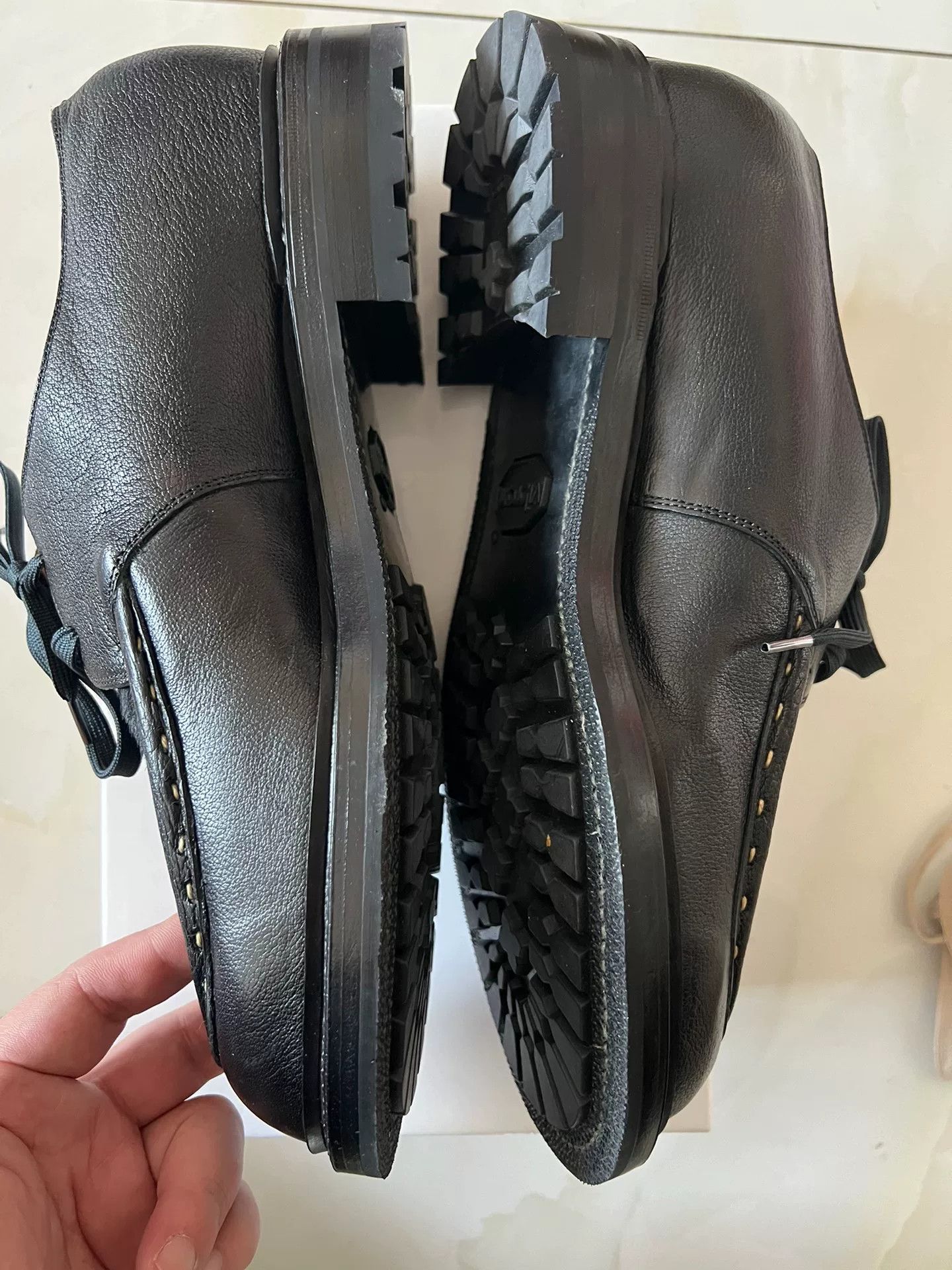 Japanese Brand Forme Artisan Handmade Calfskin Low-Top Shoes Size US 5.5 / EU 38 - 4 Thumbnail