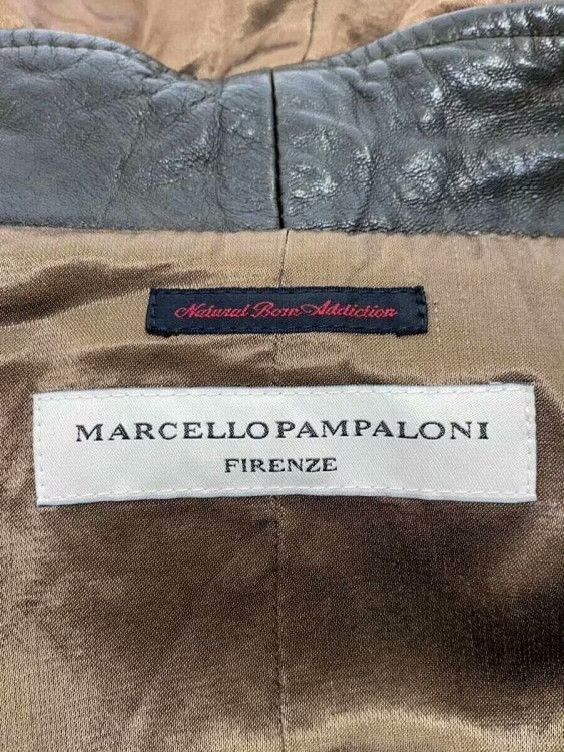 Japanese Brand MARCELLO PAMPALONI Sheepskin Leather Jacket 44 Size US S / EU 44-46 / 1 - 3 Thumbnail