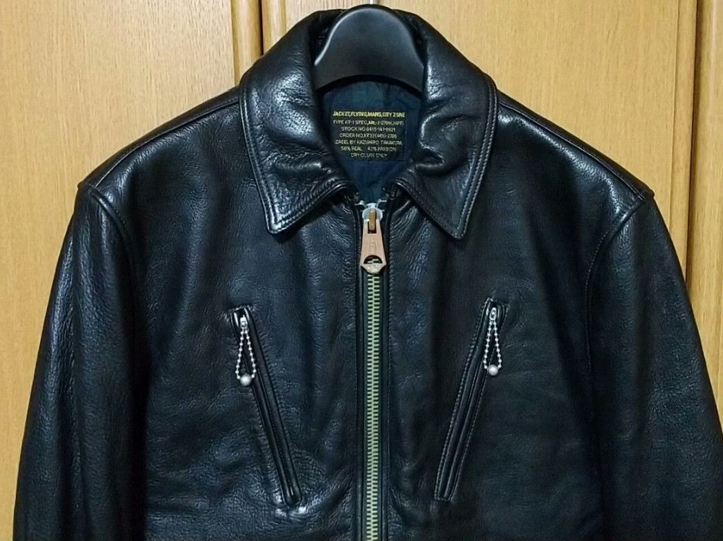 Japanese Brand IZREEL Cowhide Single Rider Jacket Japan Size US S / EU 44-46 / 1 - 2 Thumbnail