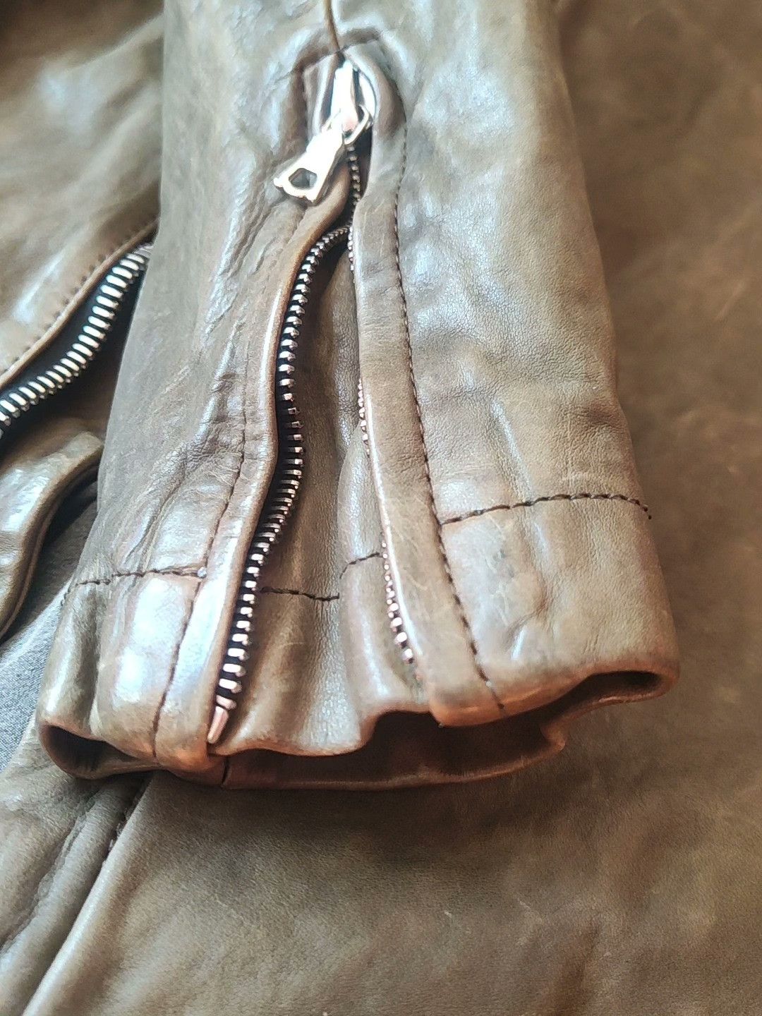 Japanese Brand Katayama Isamu Long Leather Coat Size US M / EU 48-50 / 2 - 5 Thumbnail