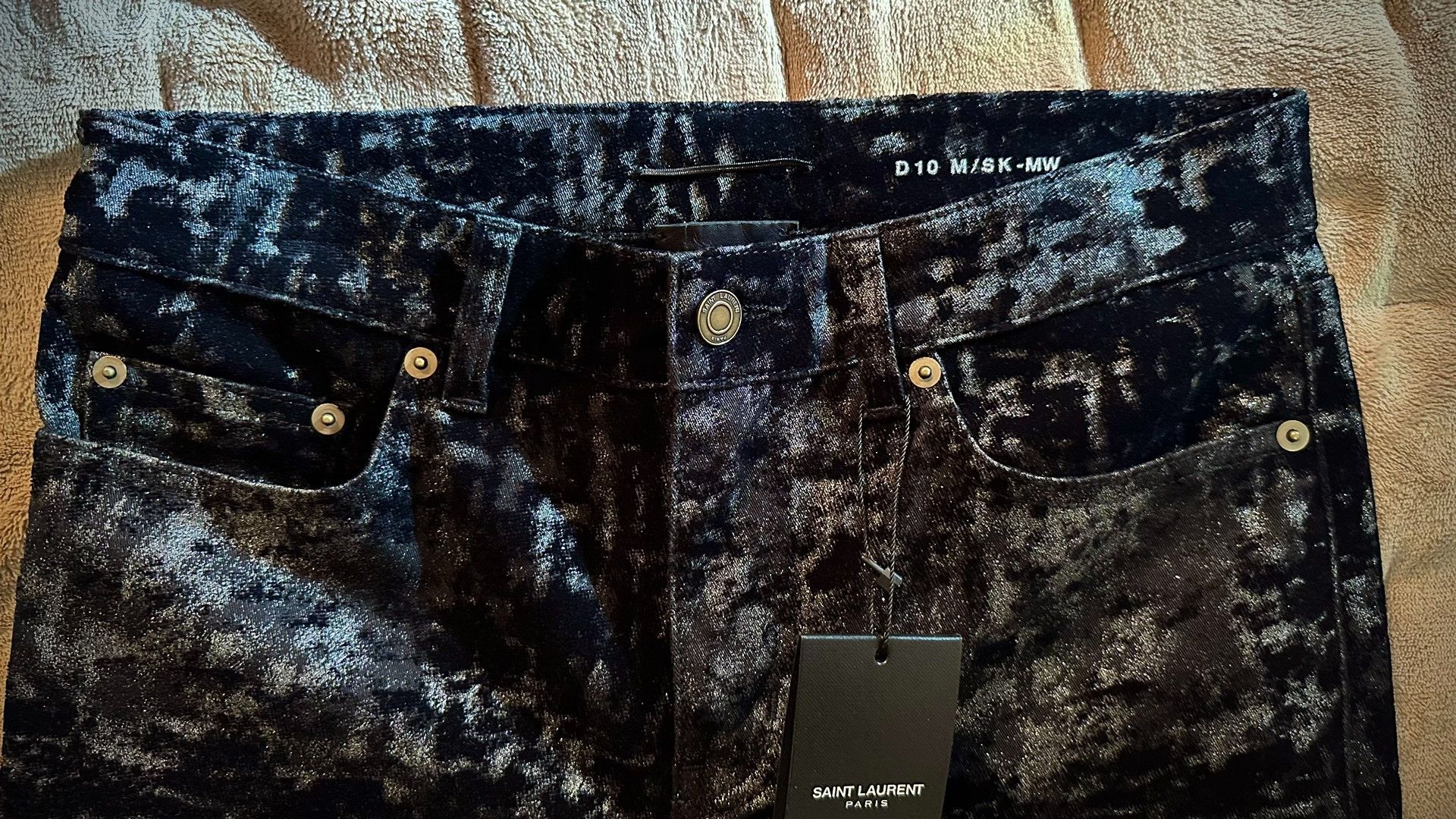 Saint Laurent Paris Saint Laurent 16fw Sequined Patterned Pants Size US 30 / EU 46 - 4 Thumbnail