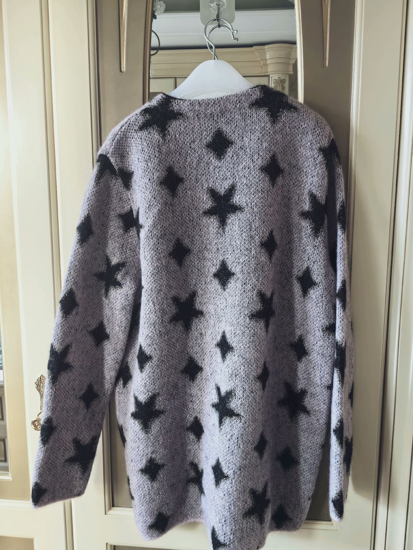 Saint Laurent Paris Saint Laurent Star Pattern Cardigan Size M / US 6-8 / IT 42-44 - 2 Thumbnail