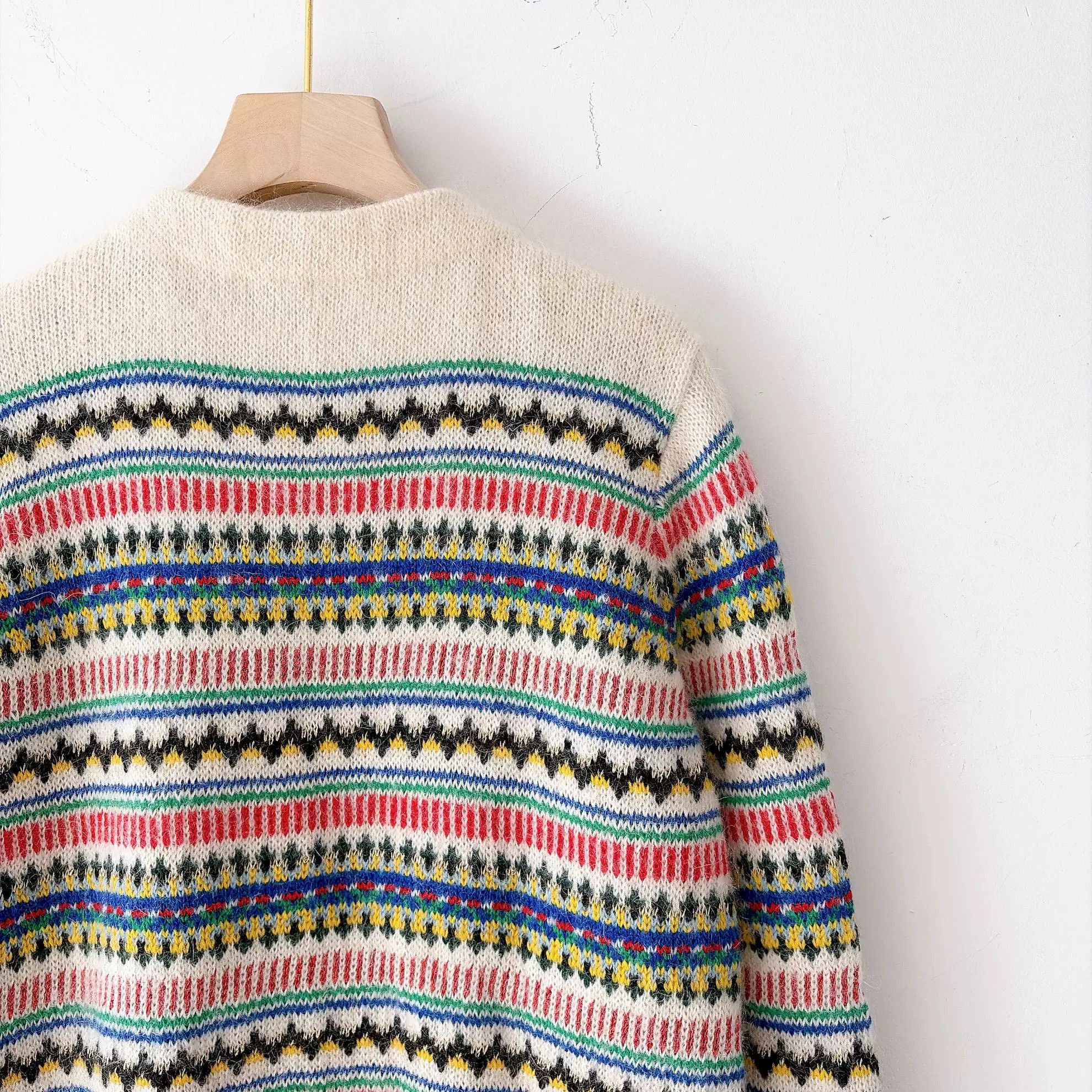 Saint Laurent Paris Saint Laurent Cream Striped Cardigan Size M / US 6-8 / IT 42-44 - 5 Thumbnail
