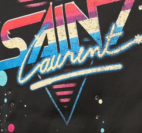 Saint Laurent Paris Saint Laurent Logo Print Black Jacket Size M / US 6-8 / IT 42-44 - 4 Thumbnail