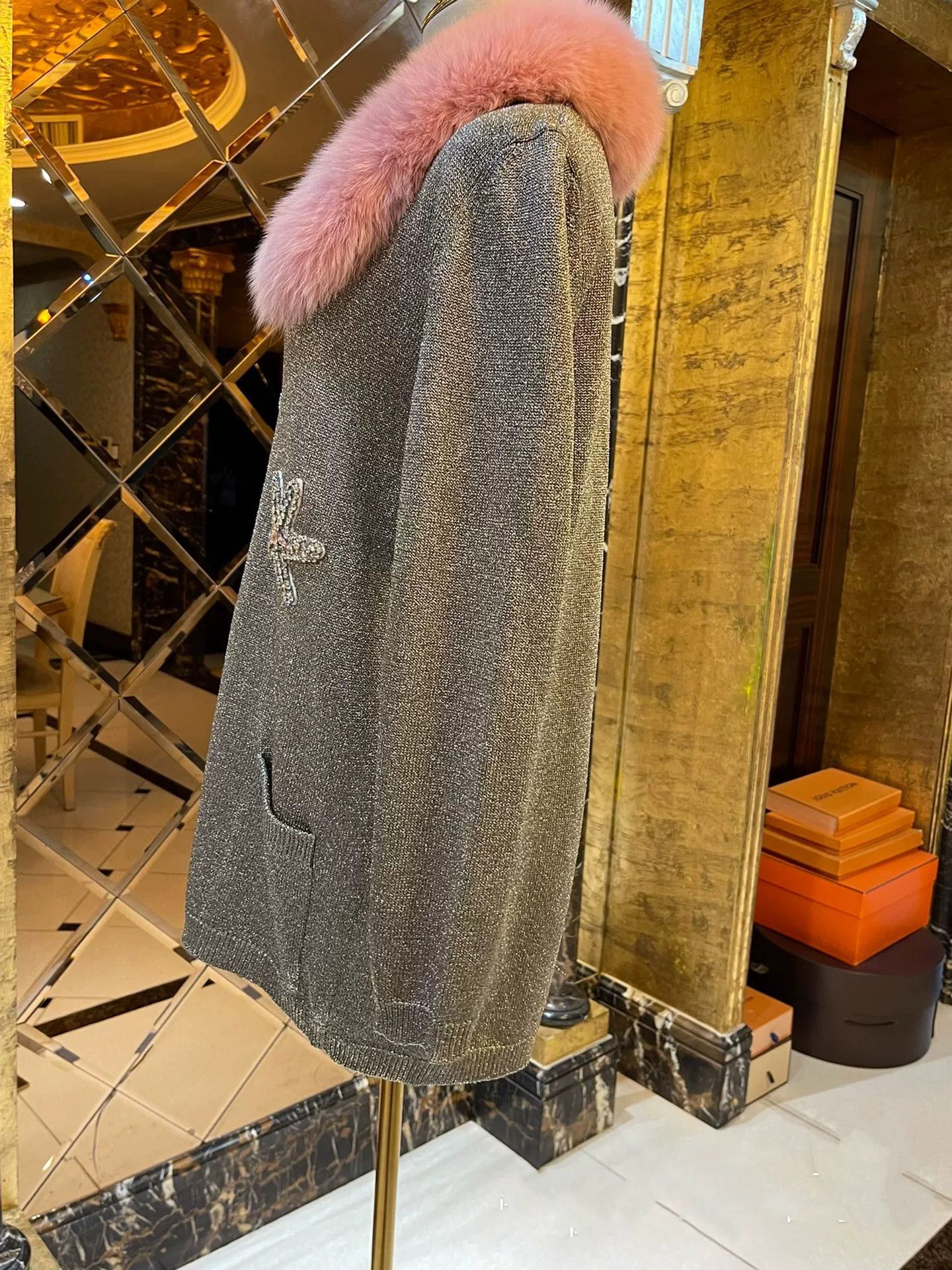Saint Laurent Paris Saint Laurent Flamingo Starfish Cardigan Size M / US 6-8 / IT 42-44 - 6 Thumbnail