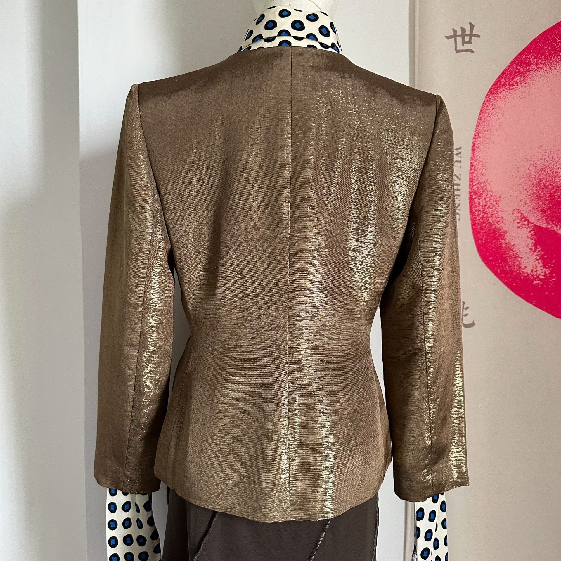 Saint Laurent Paris Yves Saint Laurent Vintage Brown Blazer Size S / US 4 / IT 40 - 3 Thumbnail