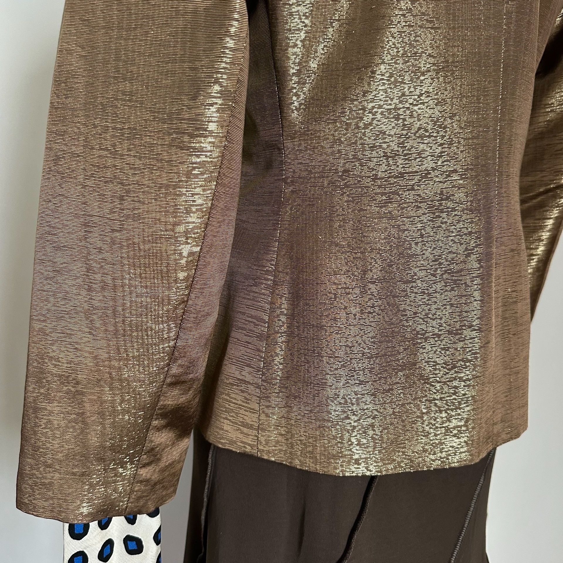 Saint Laurent Paris Yves Saint Laurent Vintage Brown Blazer Size S / US 4 / IT 40 - 4 Thumbnail