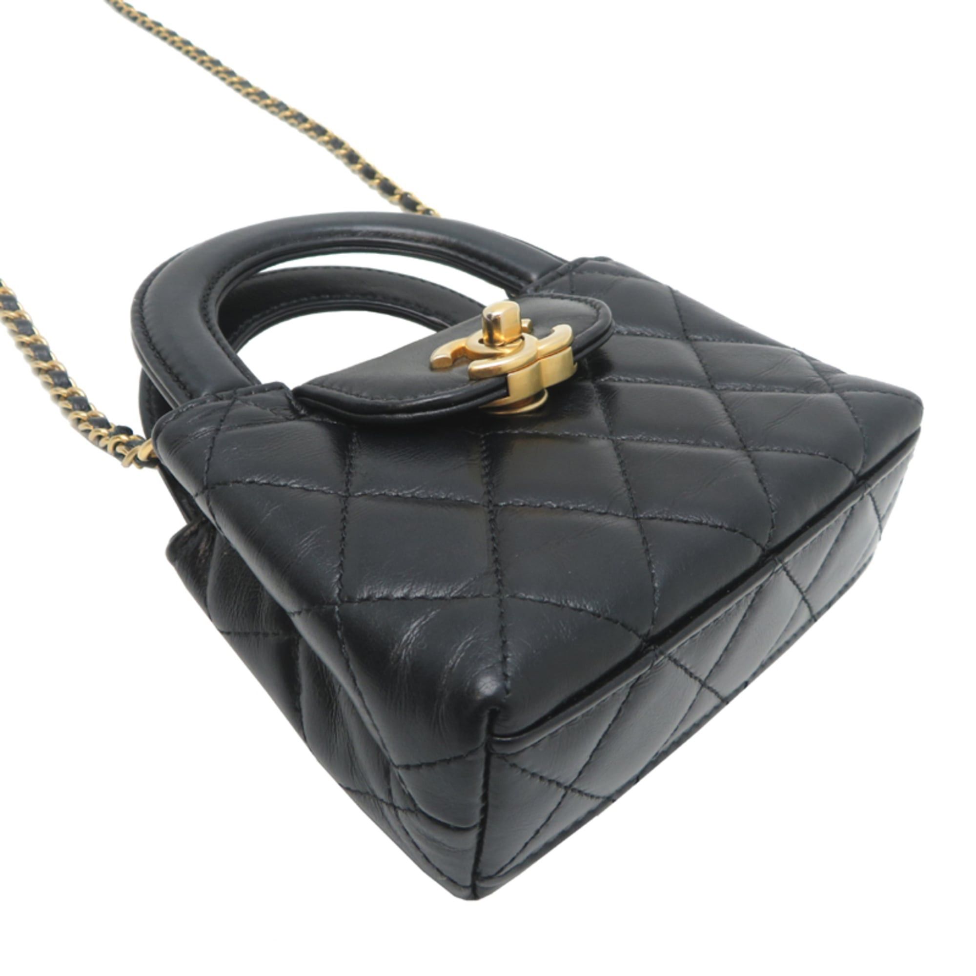 Chanel Chanel Chain Clutch Women's Shoulder Bag AP3435 Calfskin Black Size ONE SIZE - 3 Thumbnail